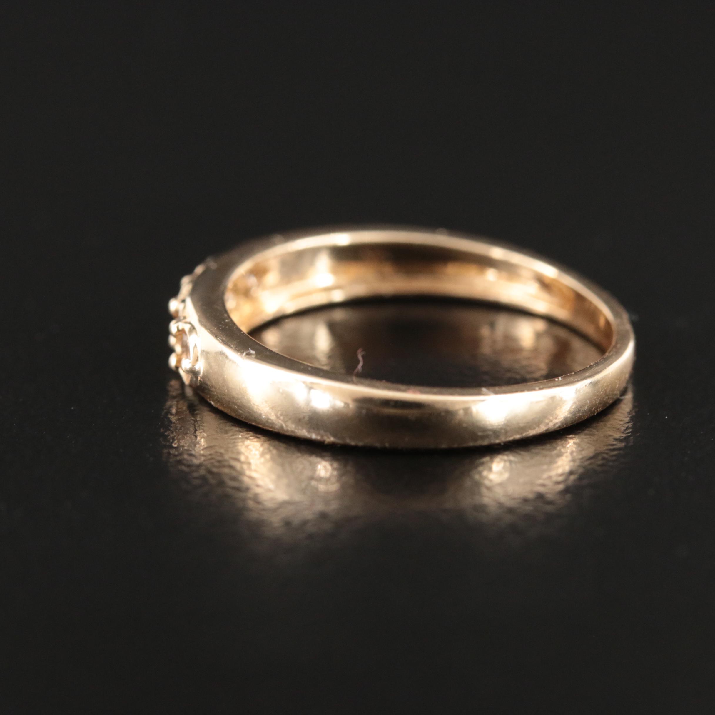 14K 0.25 CTW Diamond Band