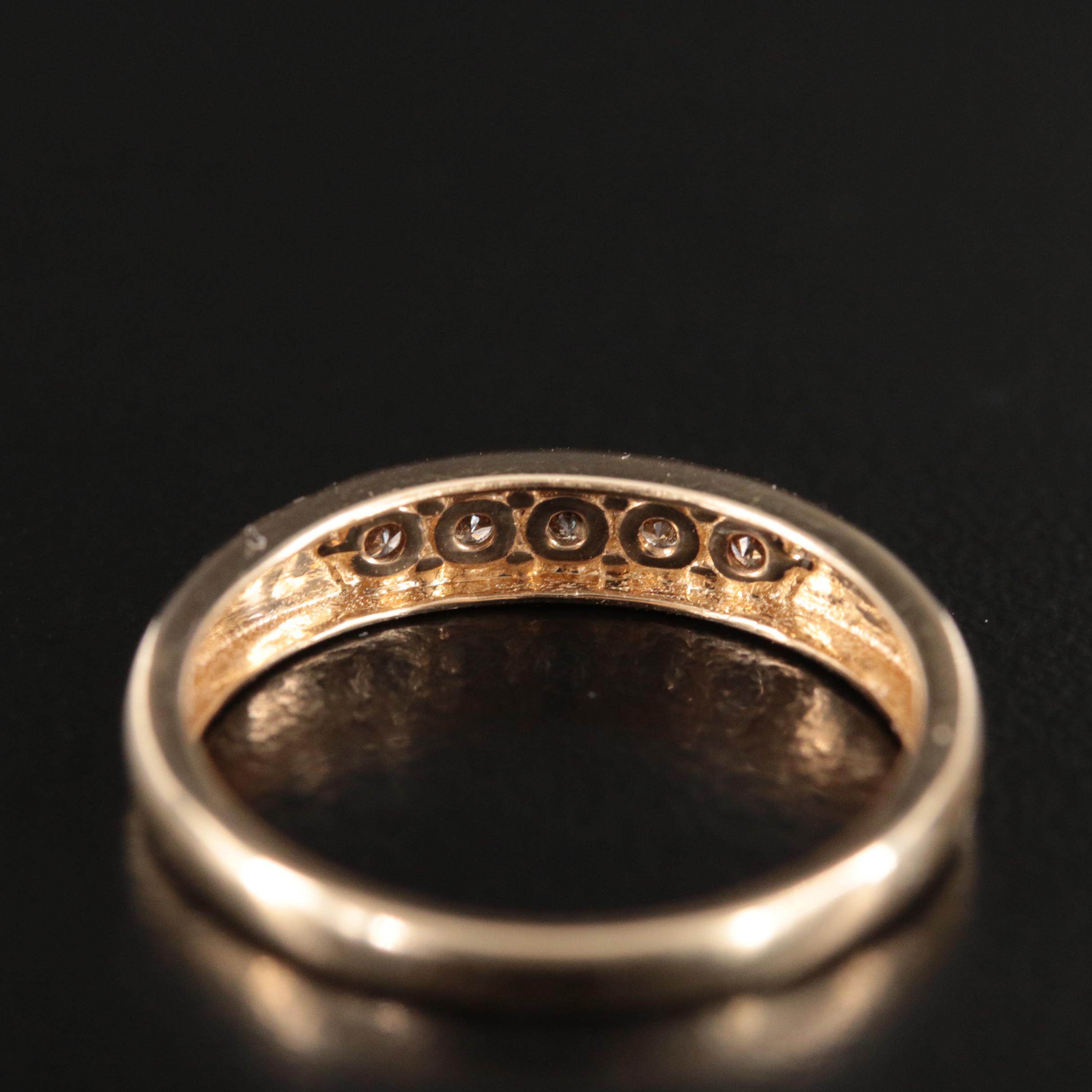 14K 0.25 CTW Diamond Band