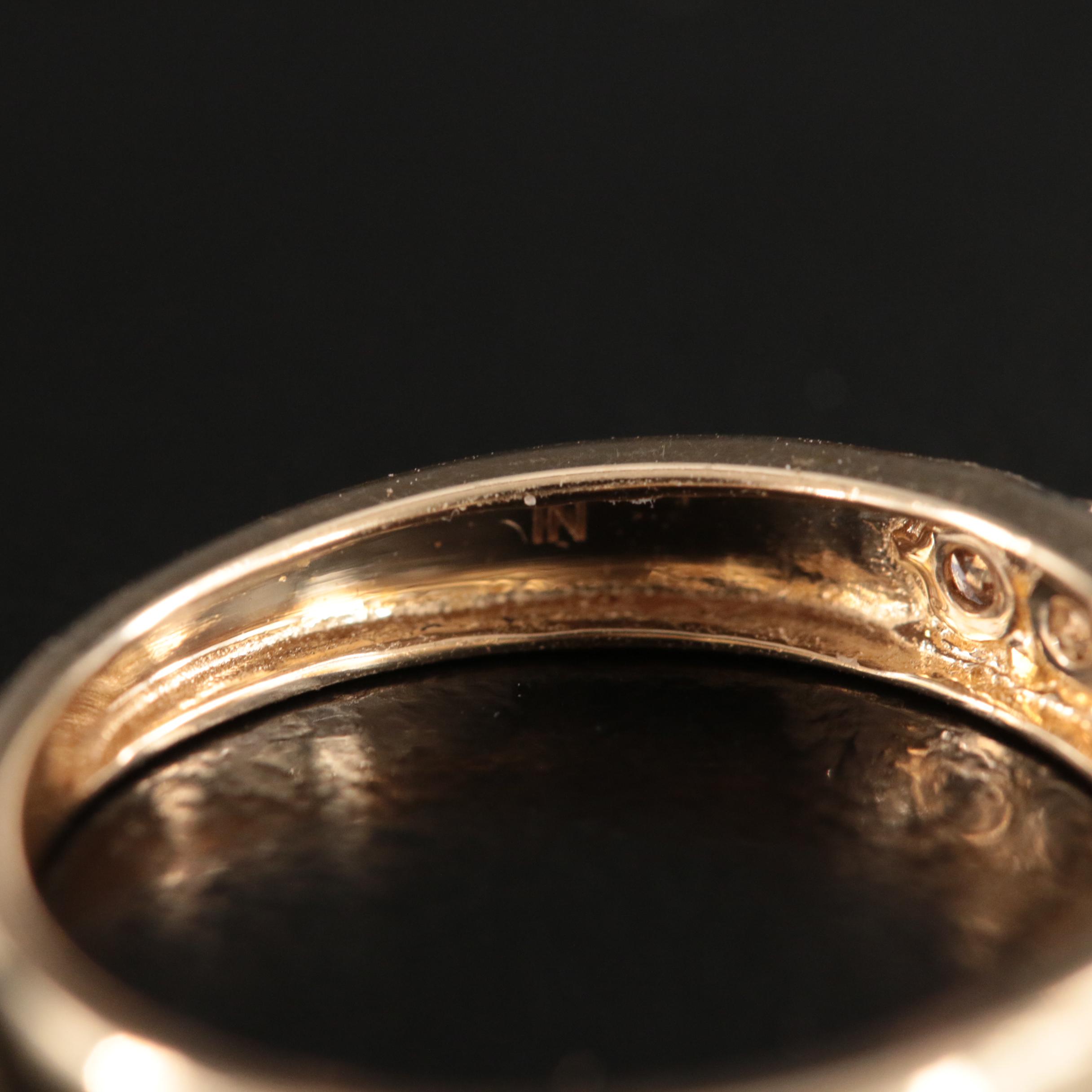 14K 0.25 CTW Diamond Band