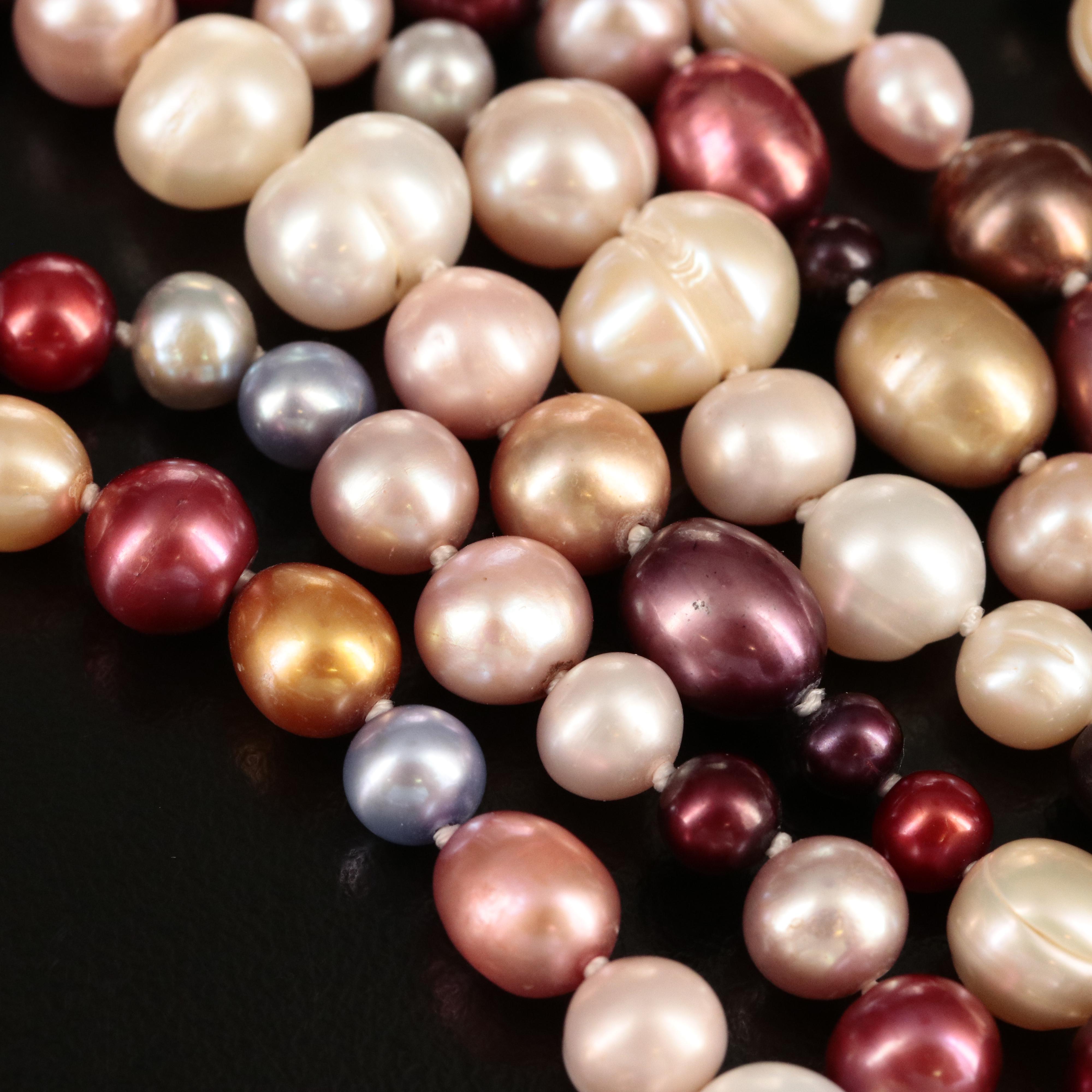 Rope Length Pearl Necklace