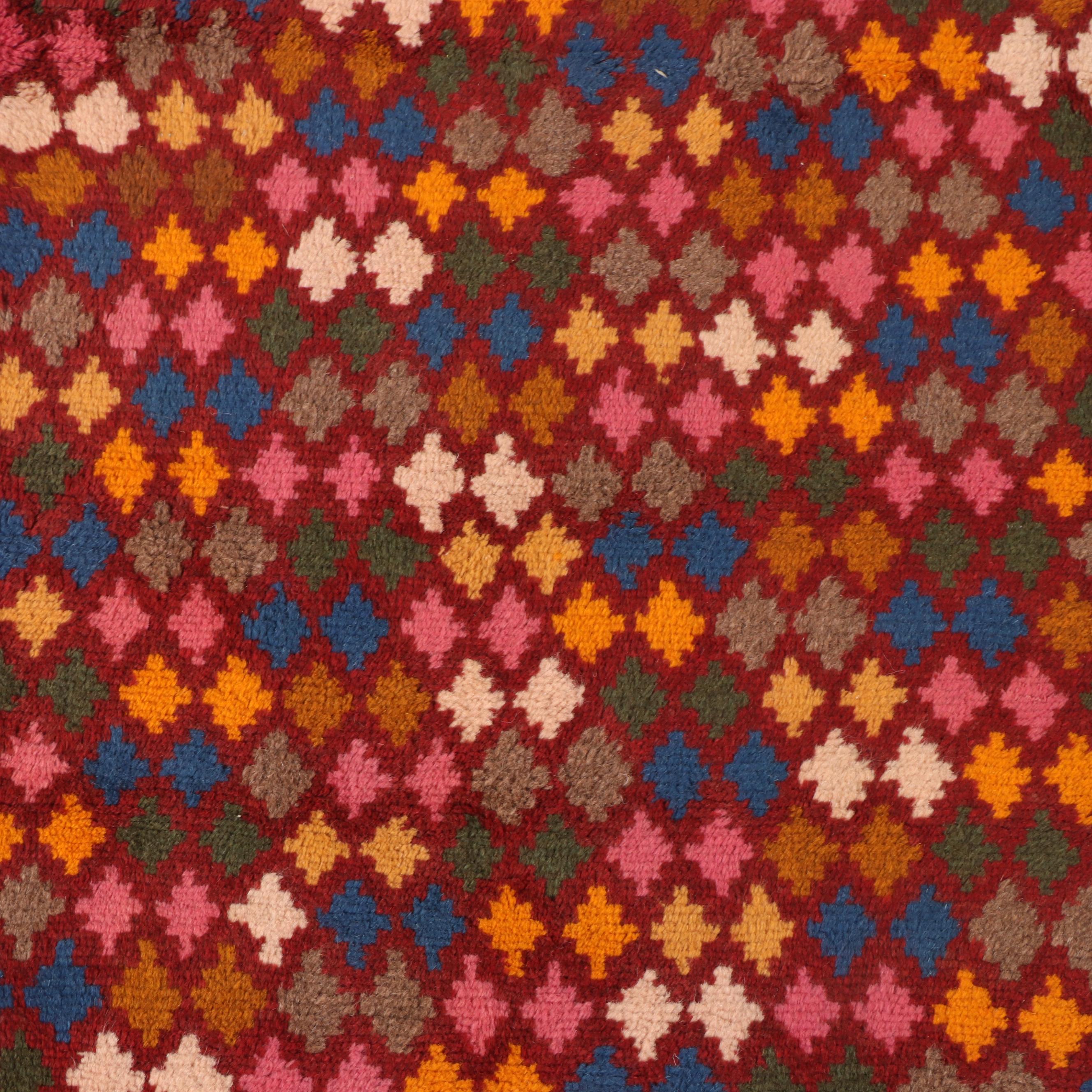 2'8 x 3'10 Hand-Knotted Persian Gabbeh Accent Rug