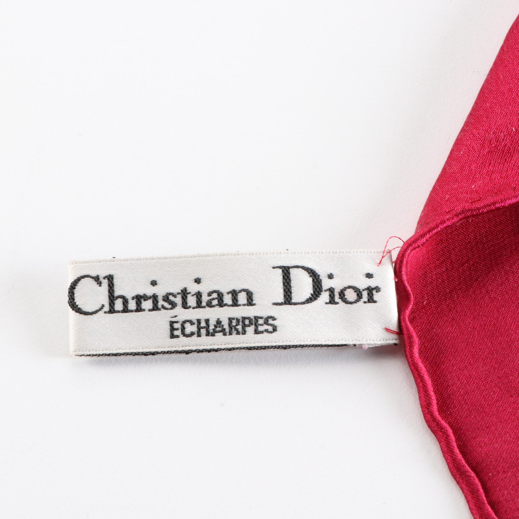 Christian Dior Silk Scarf