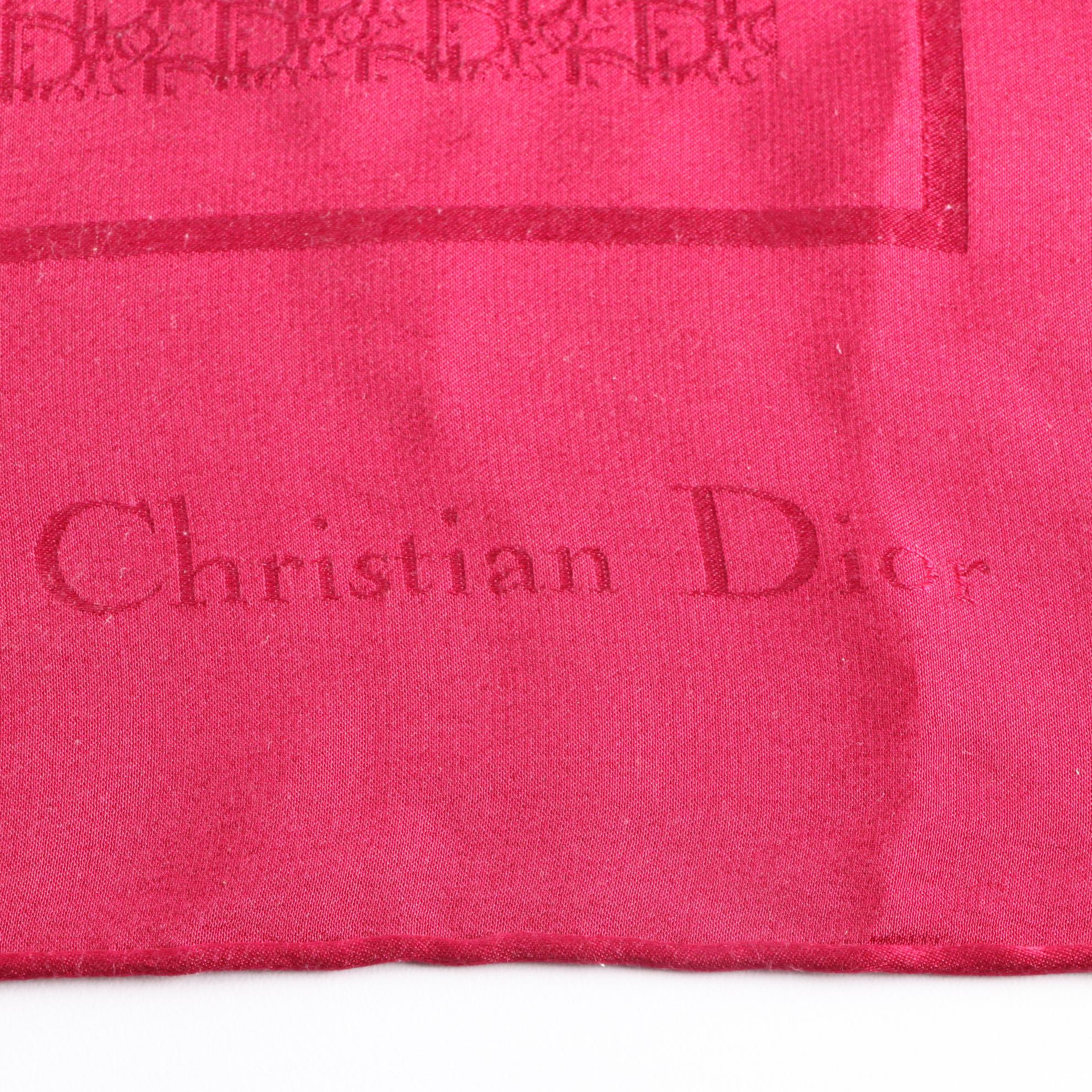 Christian Dior Silk Scarf
