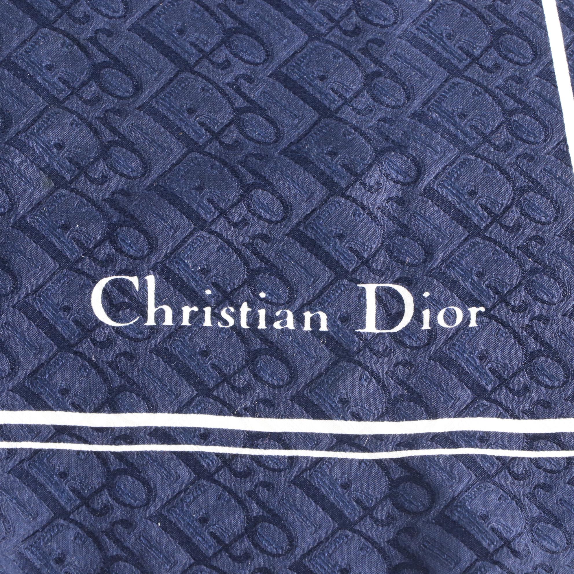 Christian Dior 80cm Scarf in Printed Silk