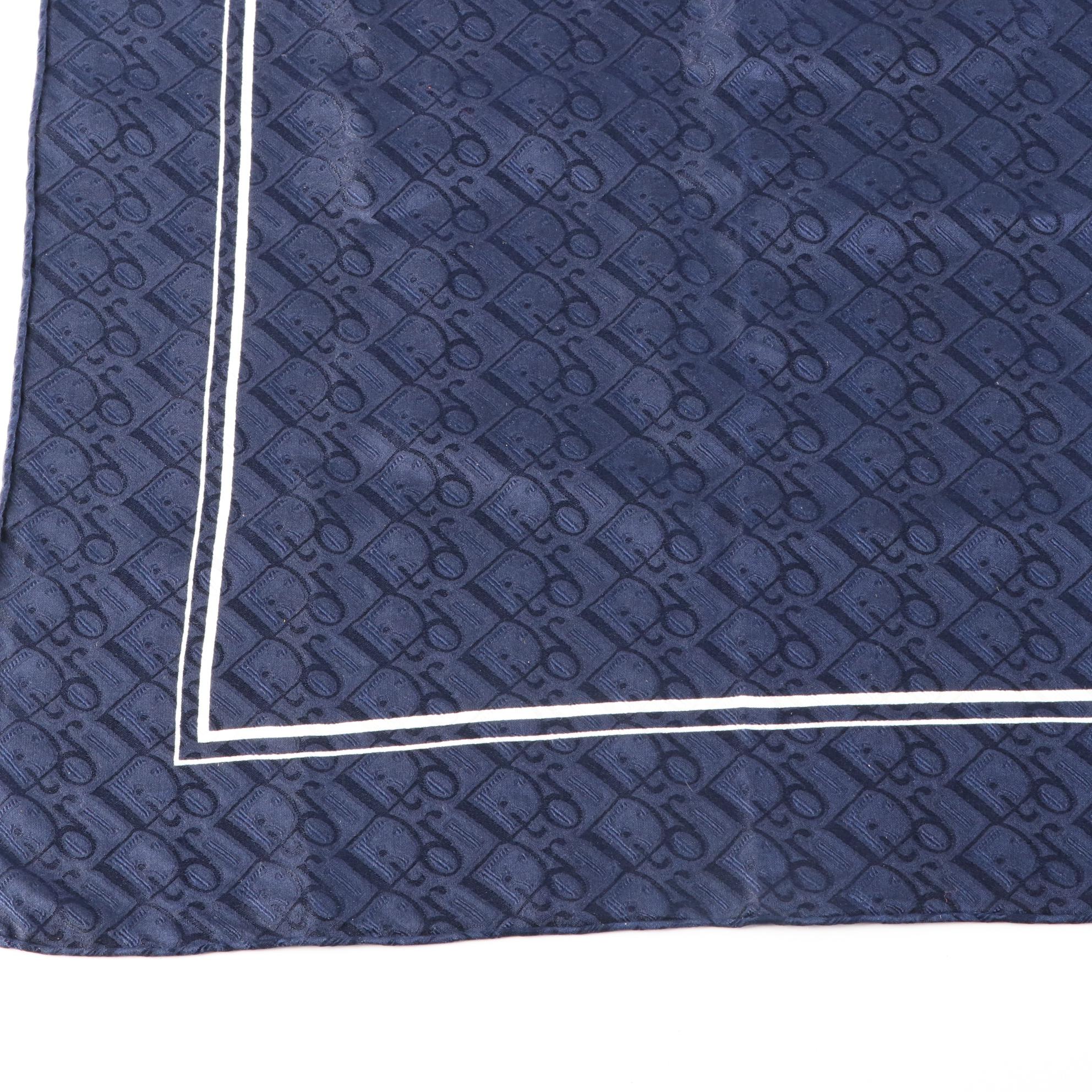 Christian Dior 80cm Scarf in Printed Silk