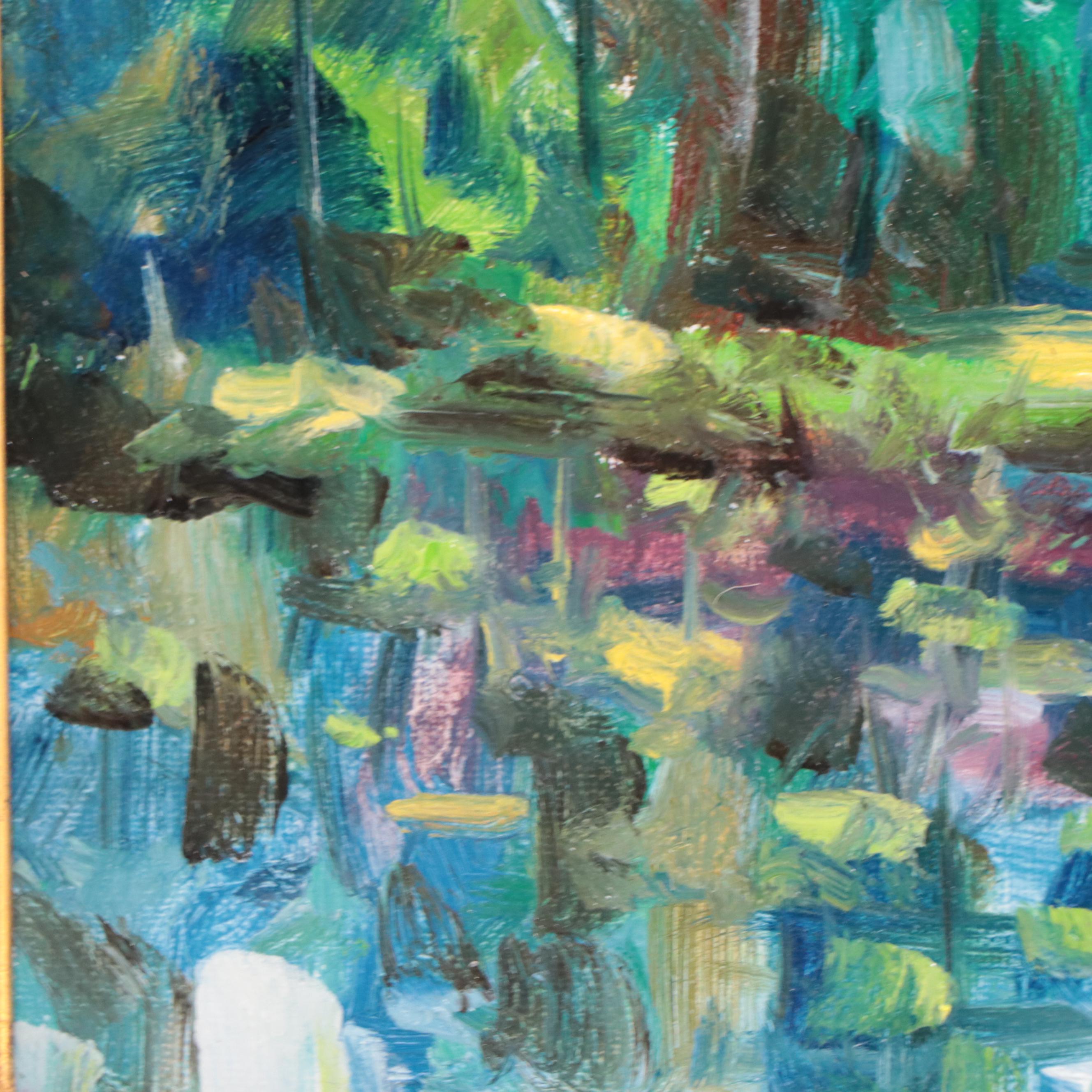 Andrew Semberecki Oil Painting of Forest Landscape