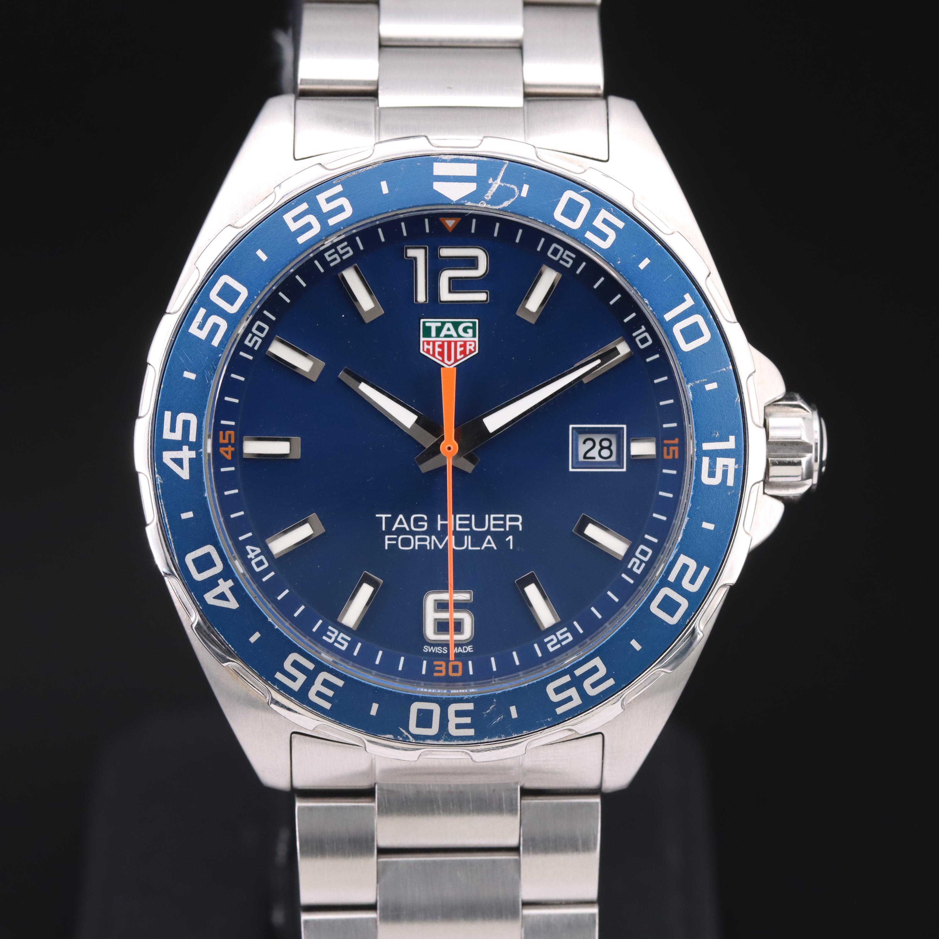 TAG Heuer Formula 1 43mm Blue Steel Quartz Watch