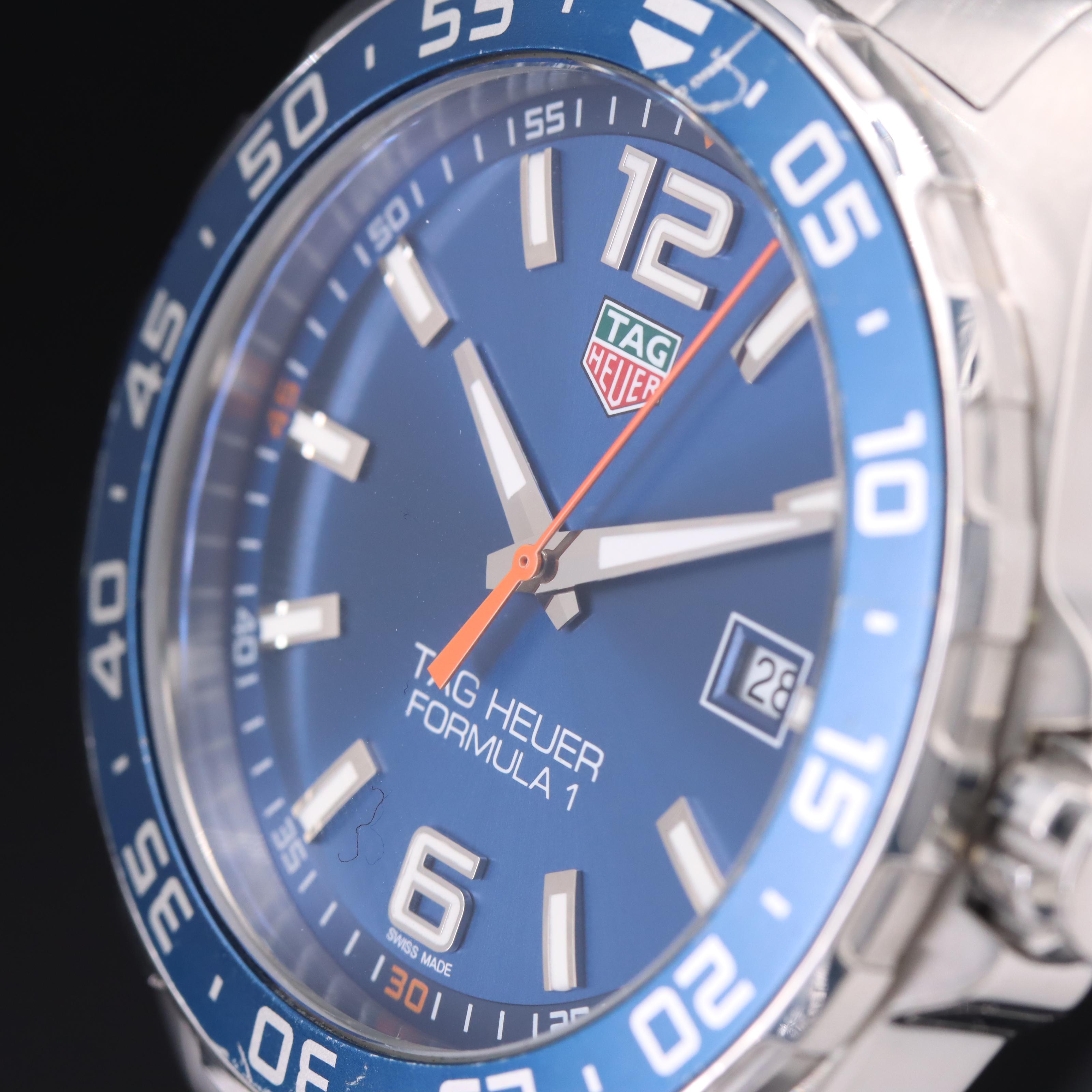 TAG Heuer Formula 1 43mm Blue Steel Quartz Watch