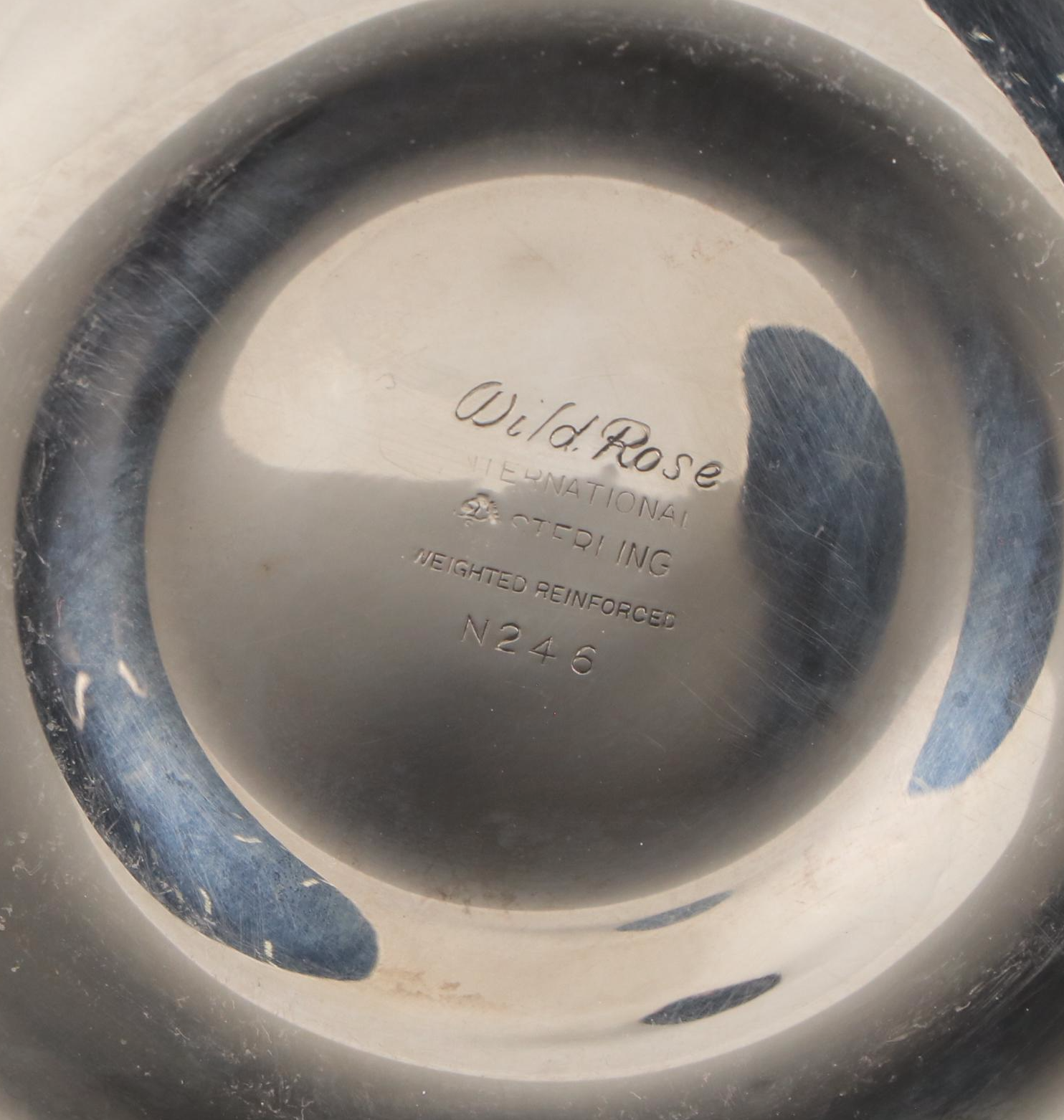 International and Gorham Sterling Silver Candlesticks, Mid to Late 20th Century