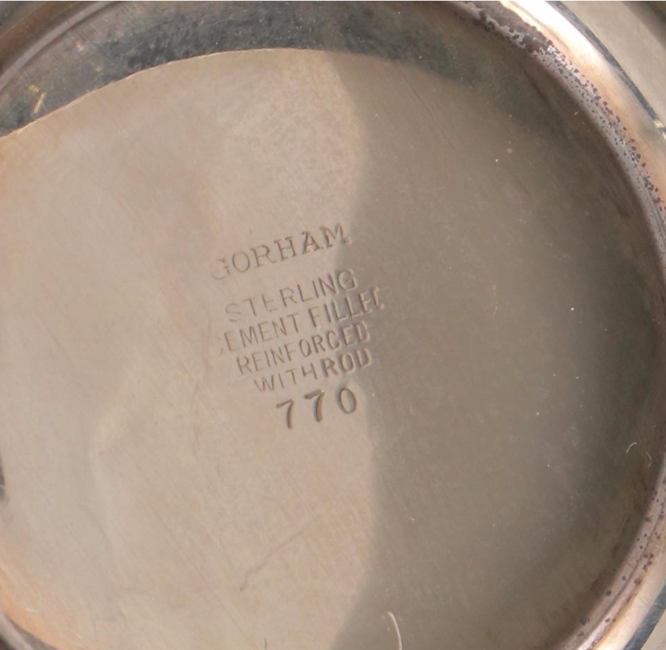 International and Gorham Sterling Silver Candlesticks, Mid to Late 20th Century