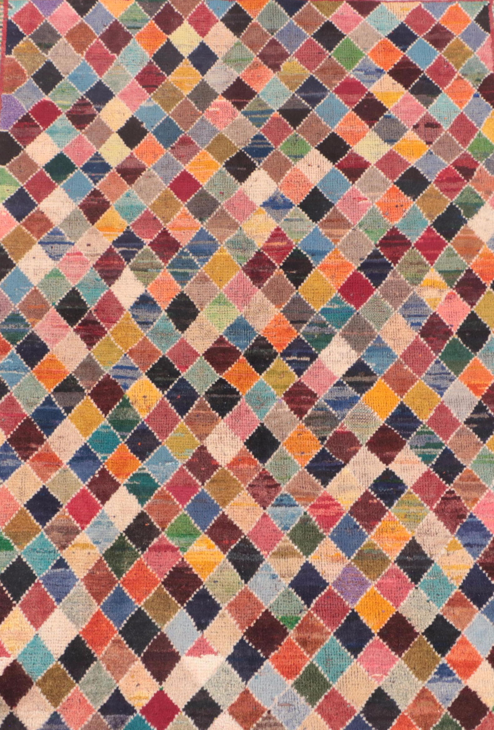 3'5 x 4'8 Hand-Knotted Persian Baluch Area Rug