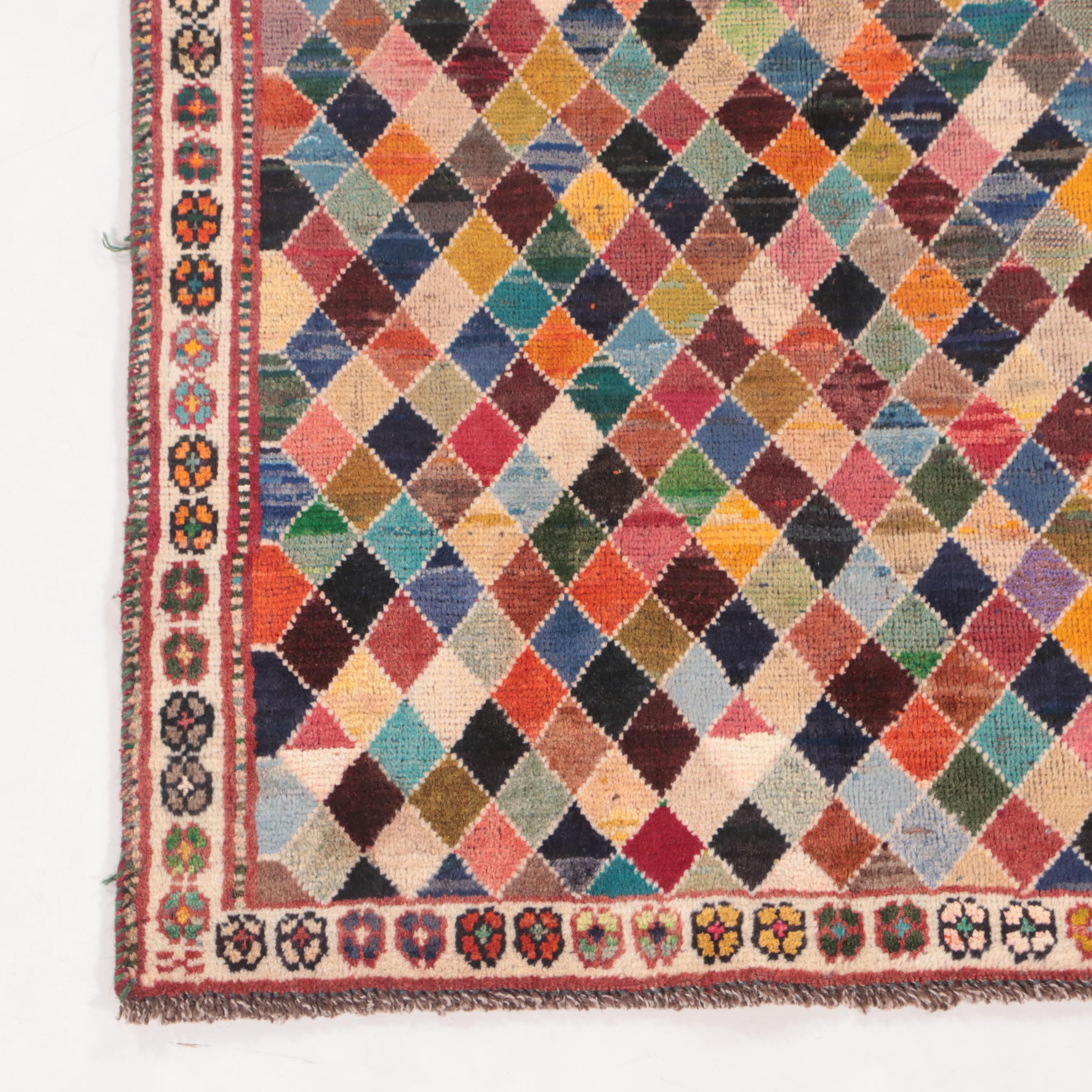 3'5 x 4'8 Hand-Knotted Persian Baluch Area Rug