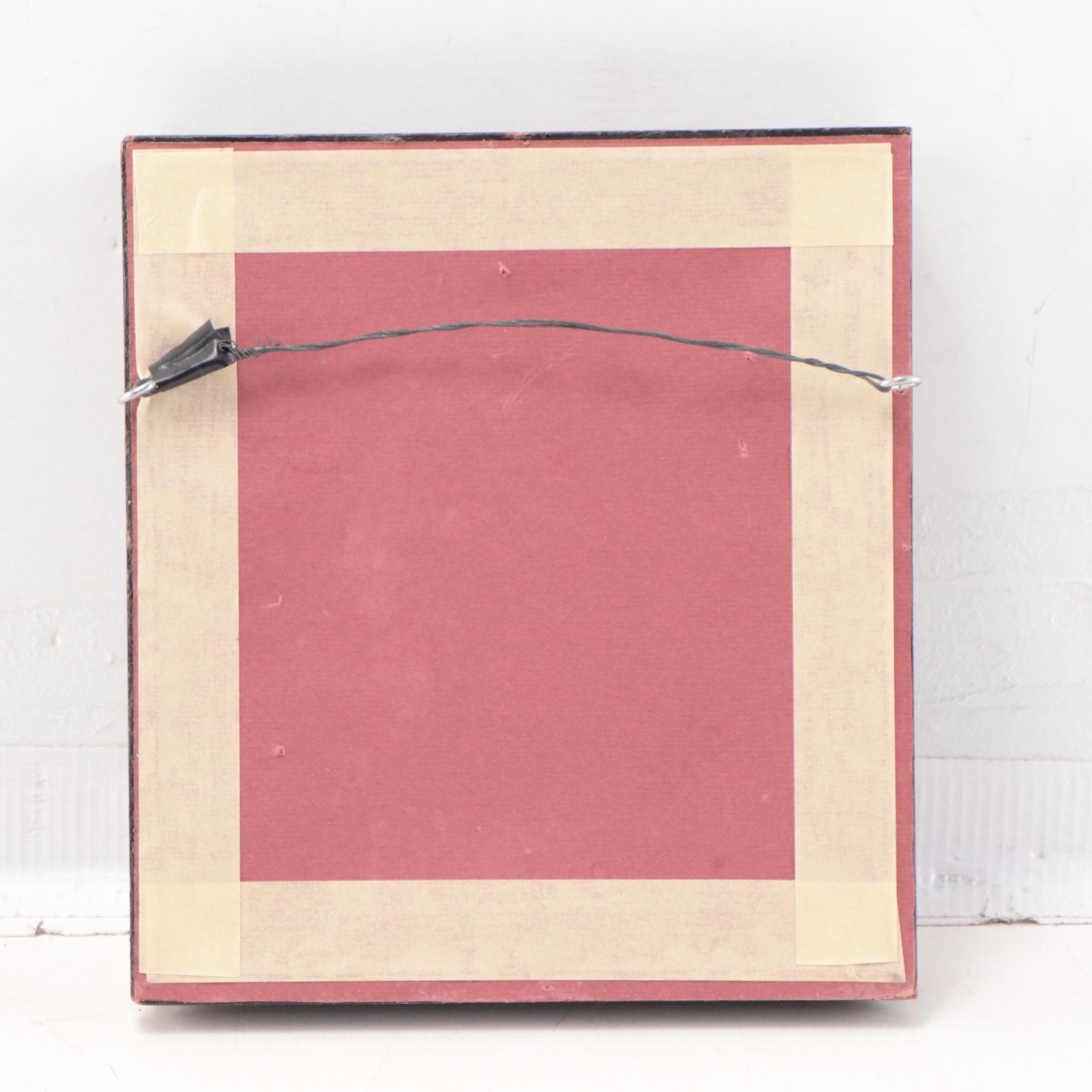 Hutschenreuther Hand-Painted Porcelain Plaque After Raphael "Sistine Madonna"