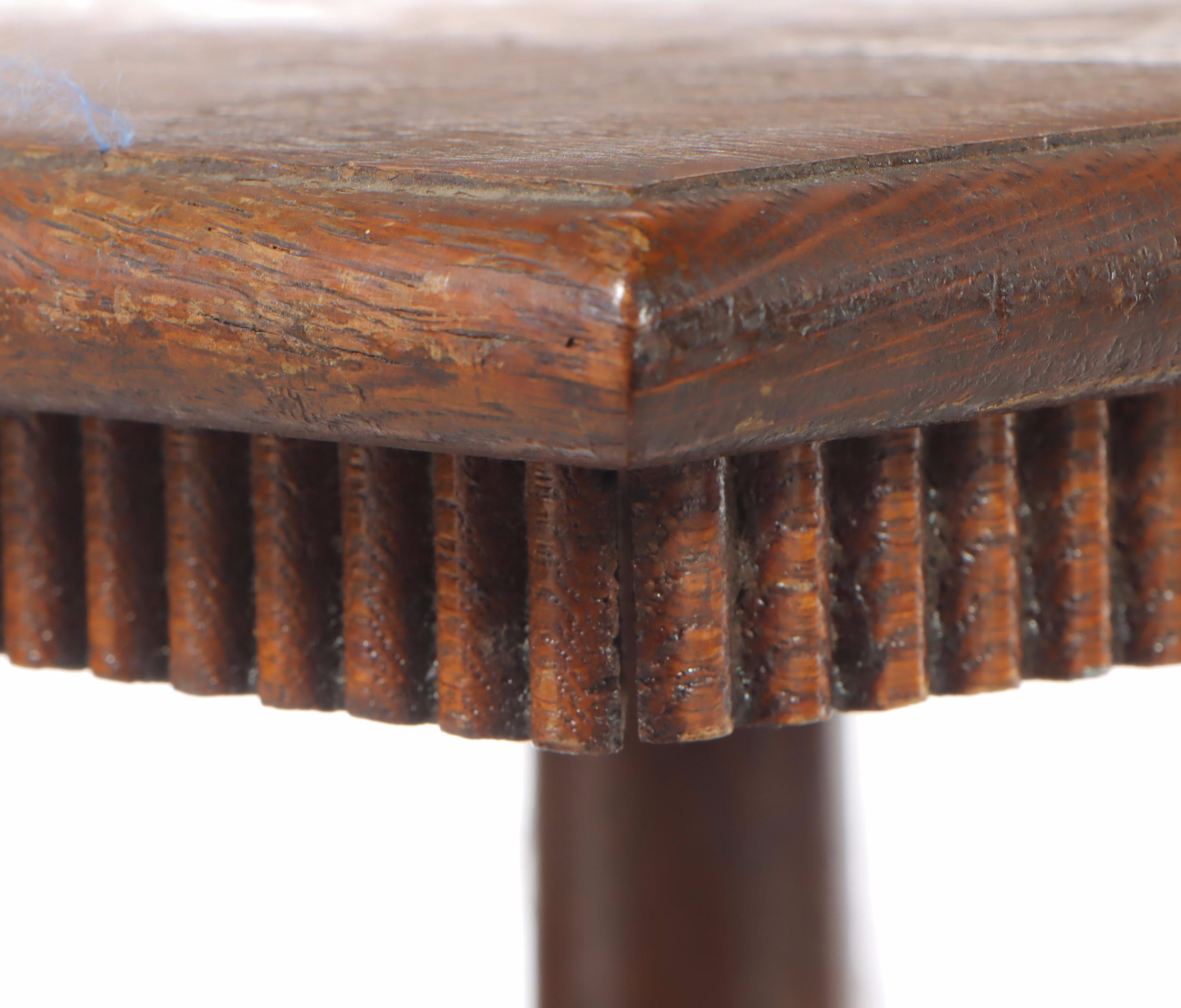 Late Victorian Quartersawn Oak Two-Tier Side Table, circa 1900