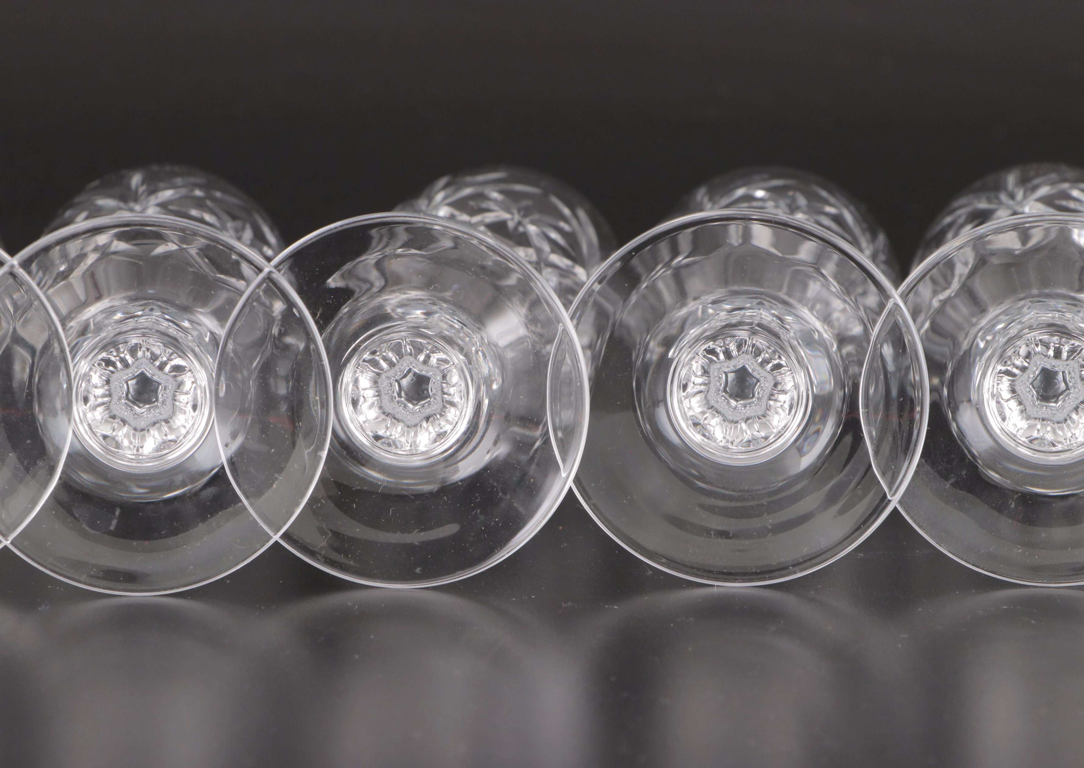 Cut Crystal Champagne Flutes