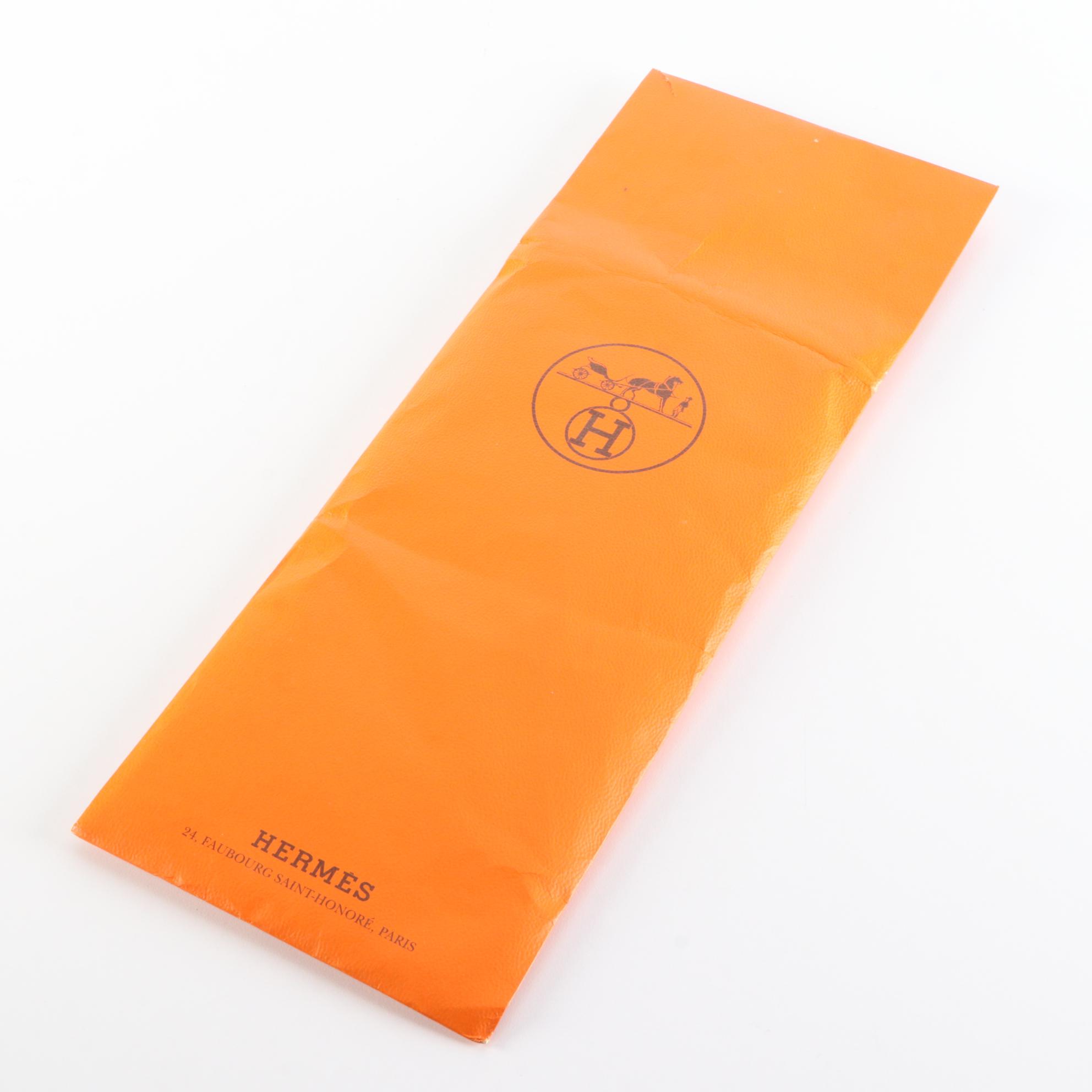 Hermès "L'or Des Chefs" Silk Twill Scarf 90