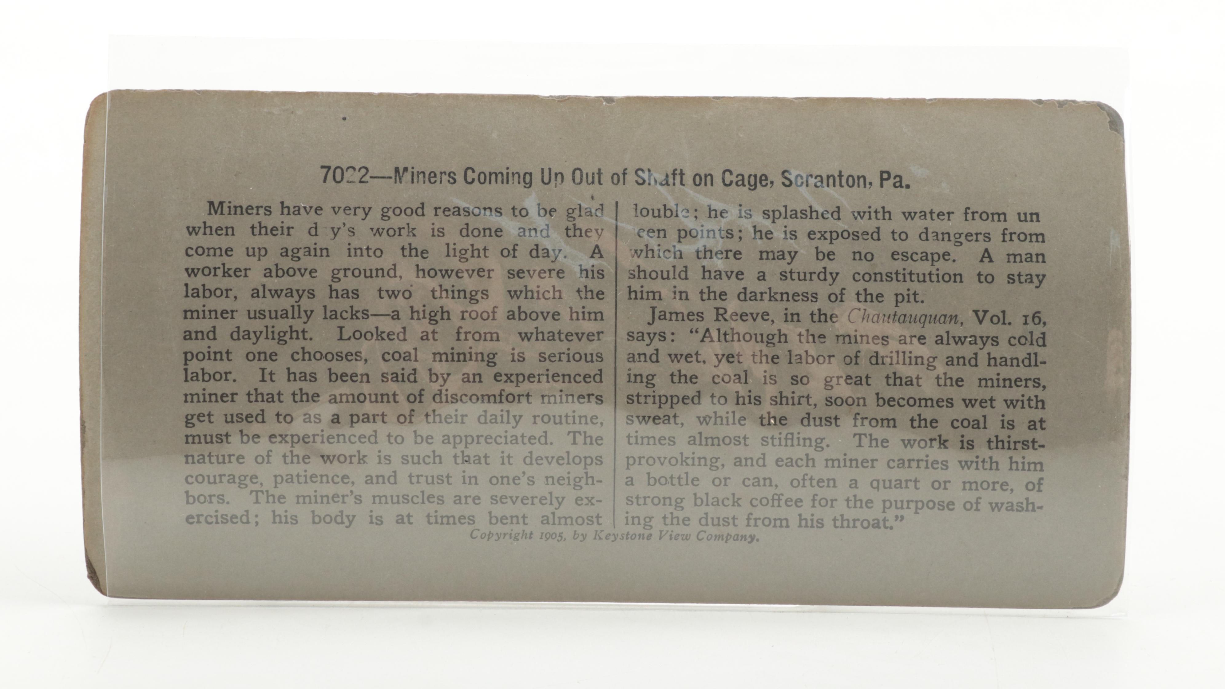 Keystone View Company and Griffith & Griffith Stereoview Cards