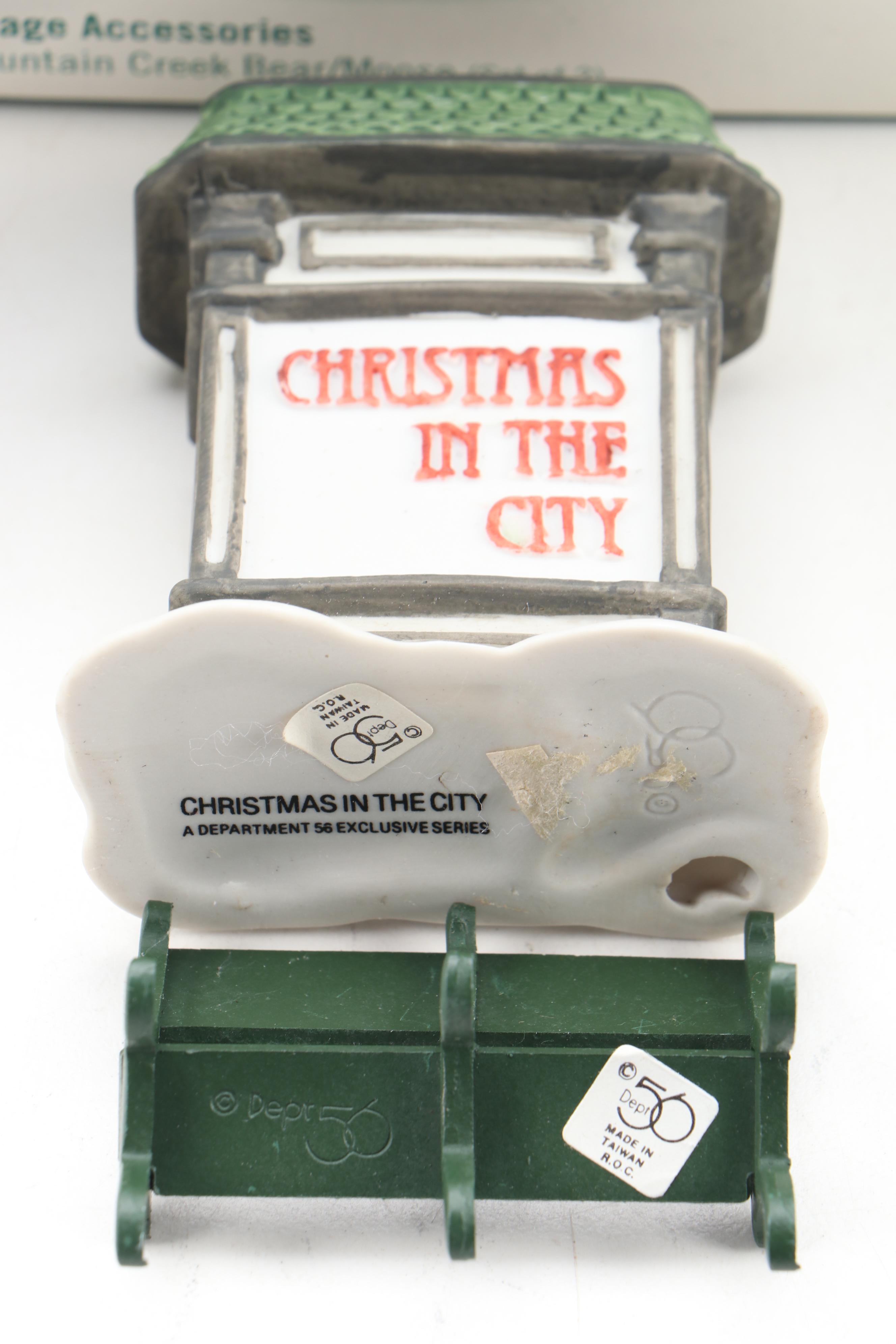 Department 56 Dickens Village and Other Village Accessories