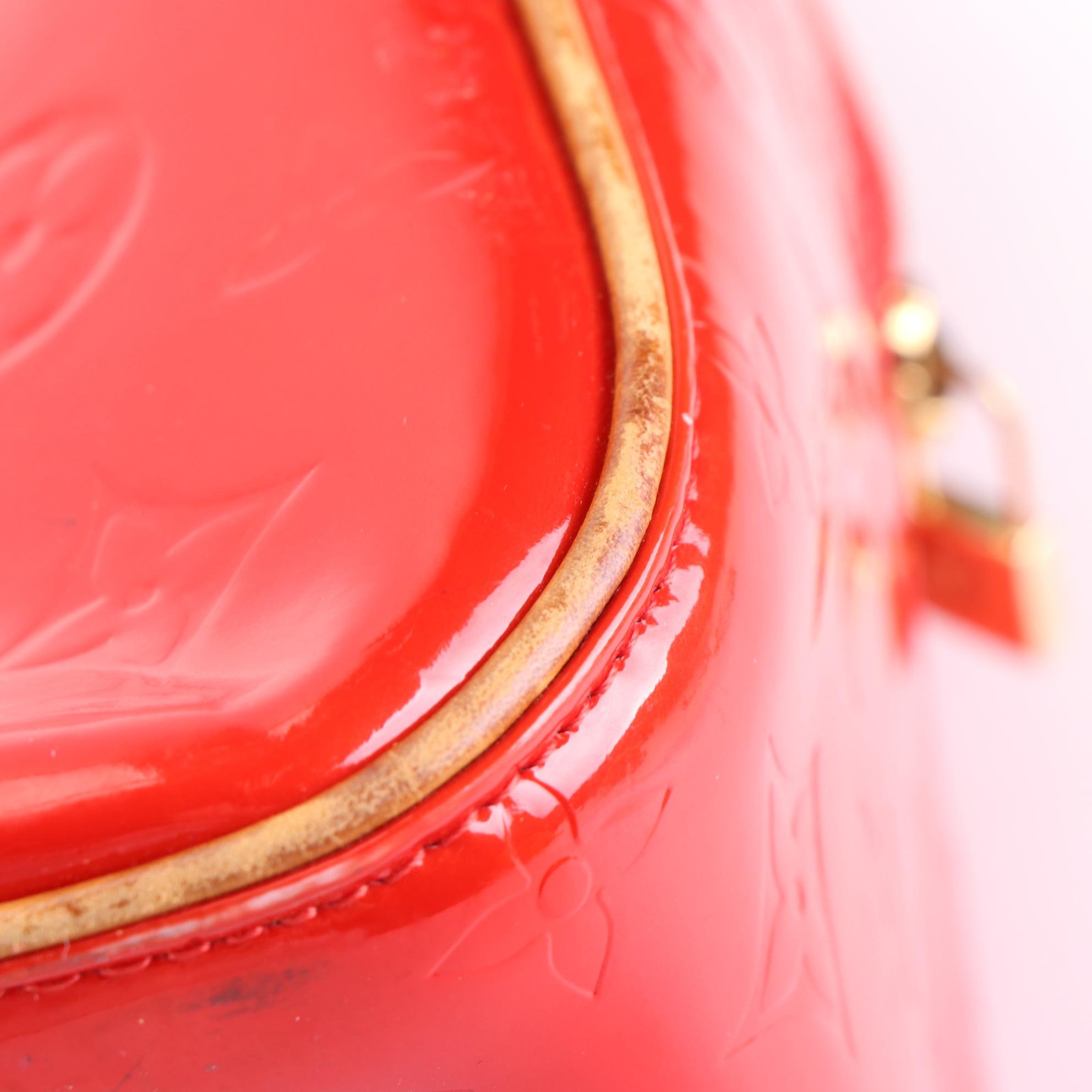 Louis Vuitton Sutton Bag in Monogram Vernis and Vachetta Leather