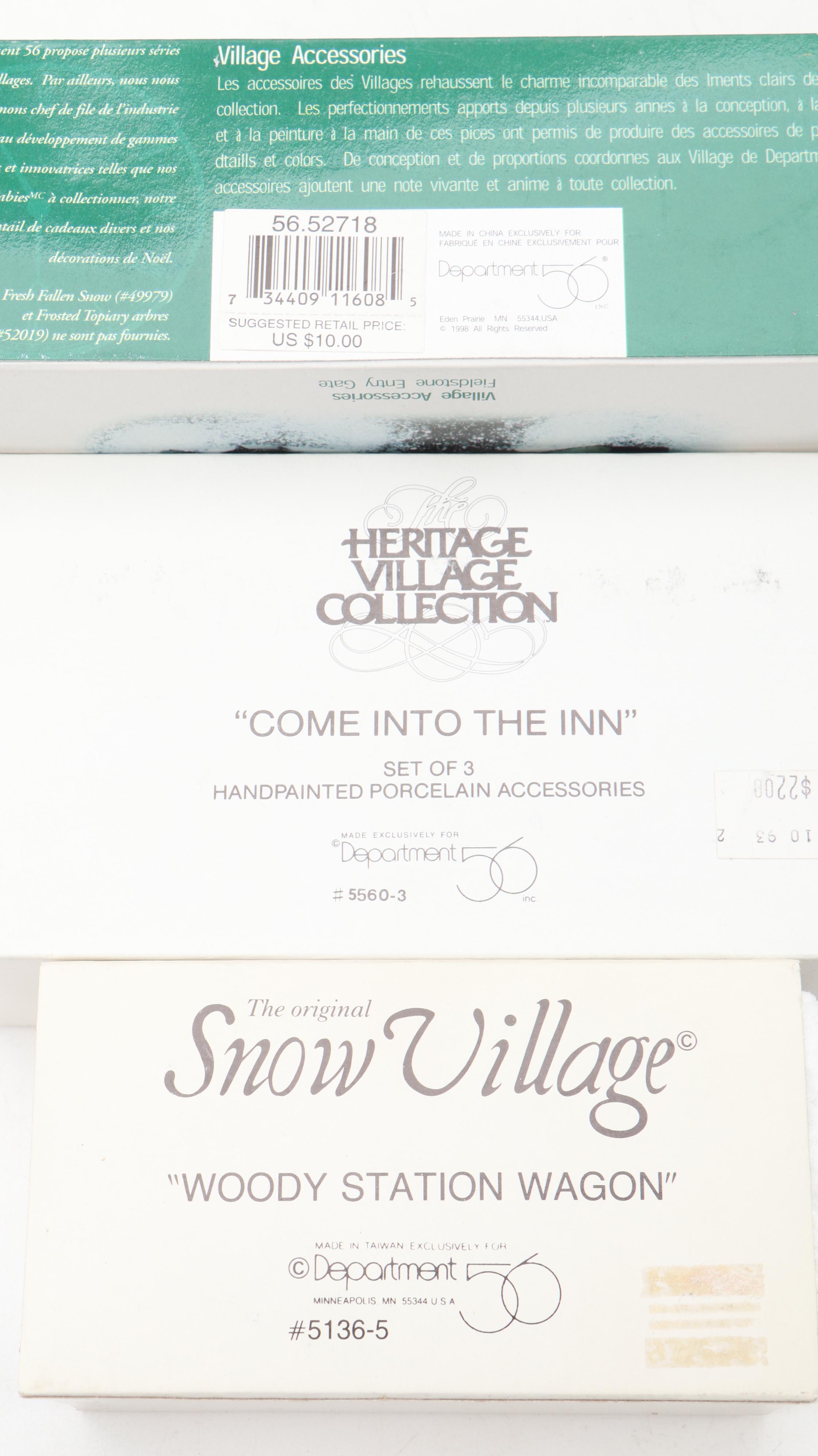 Department 56 Dickens Village and Other Village Accessories