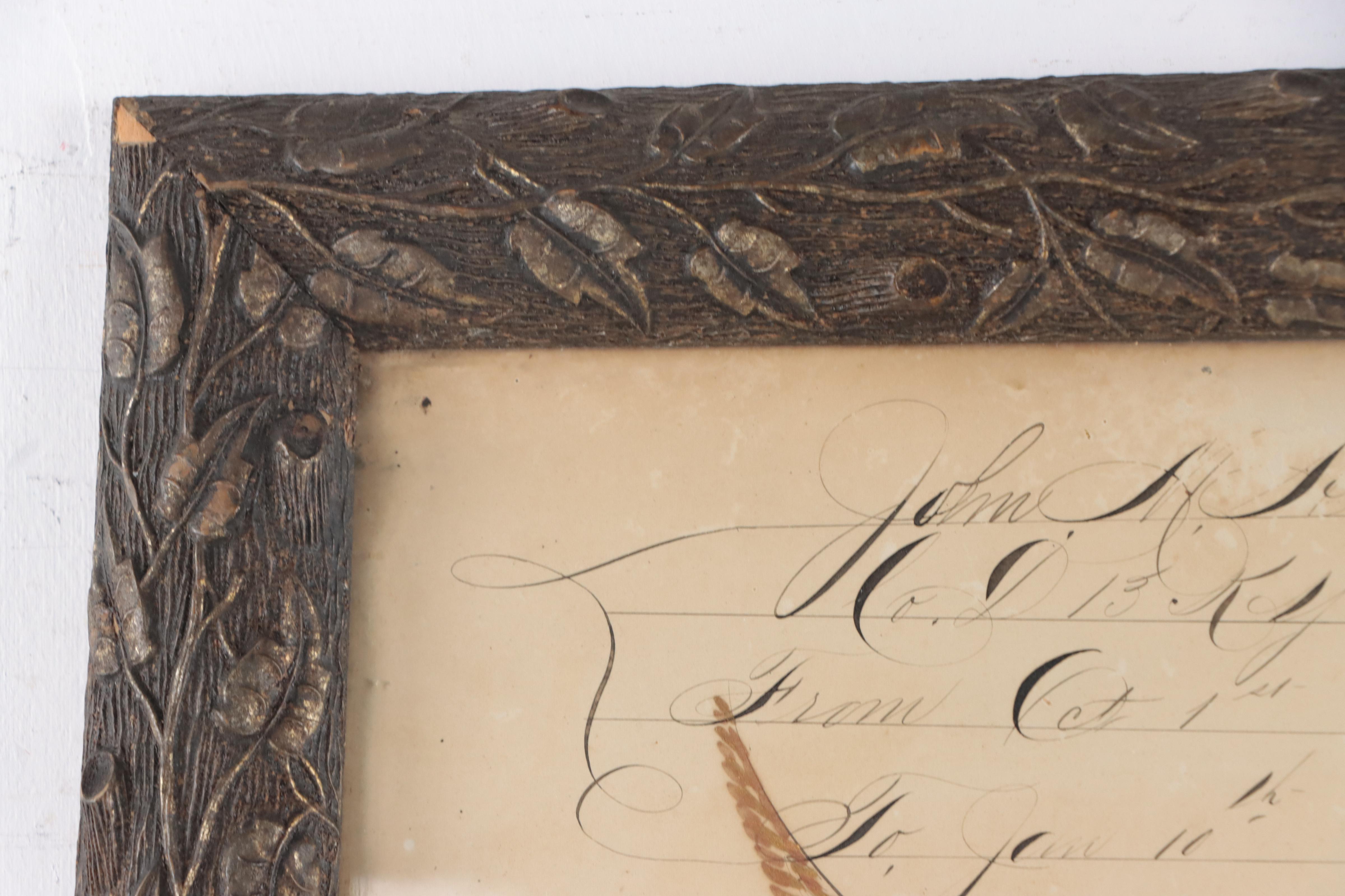 John M. Hubble Patriotic Fraktur, 1863