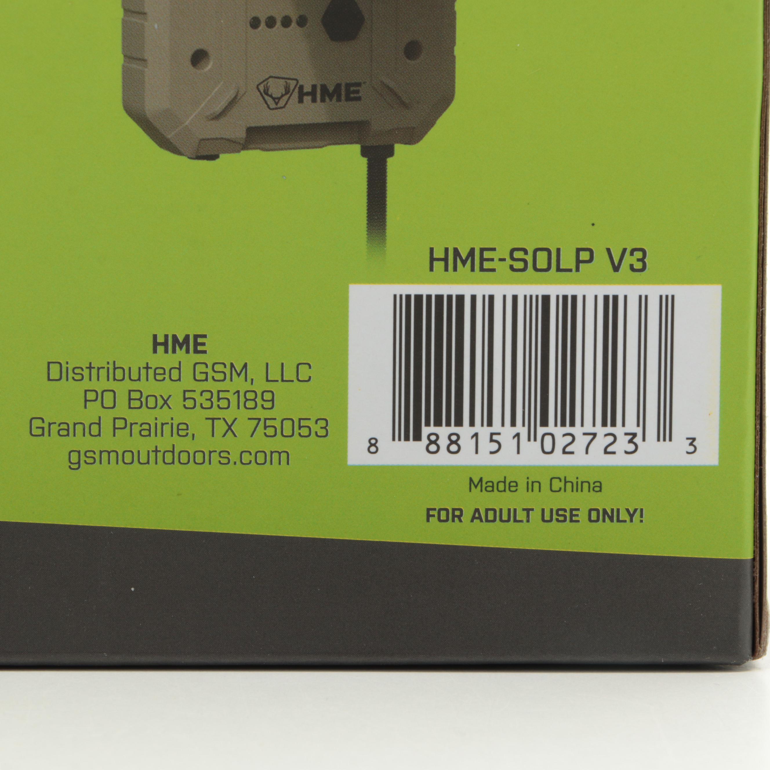 HME Sol-Pack 2-in-1 Trail Camera Solar Battery Pack