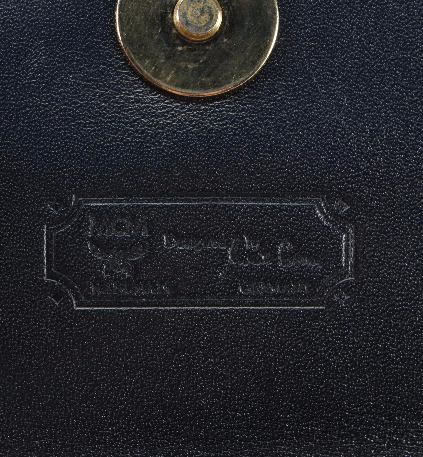 MCM Micro Crossbody Bag in White Visetos Monogram Canvas and Leather