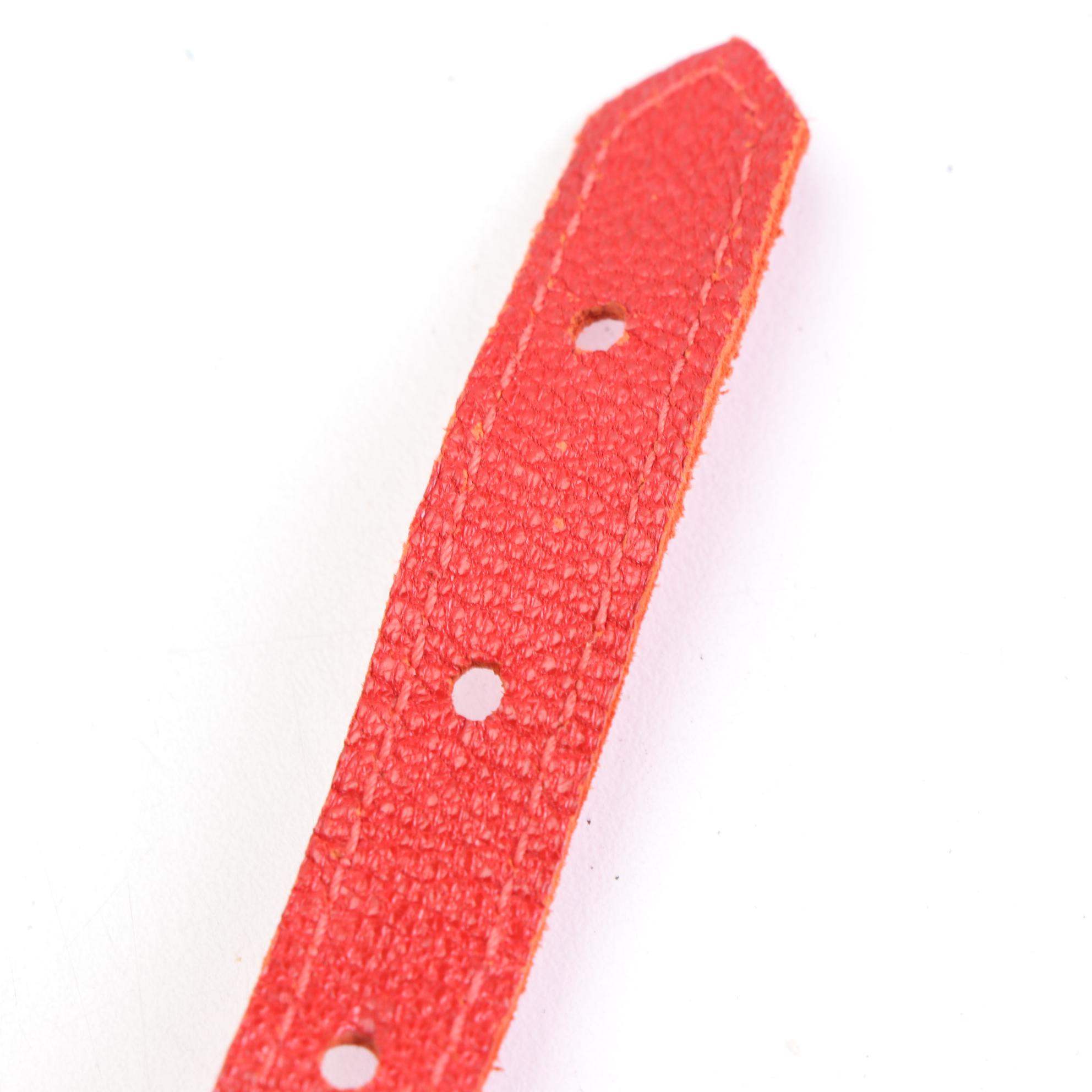 Buckled Jewelry Roll in Leather