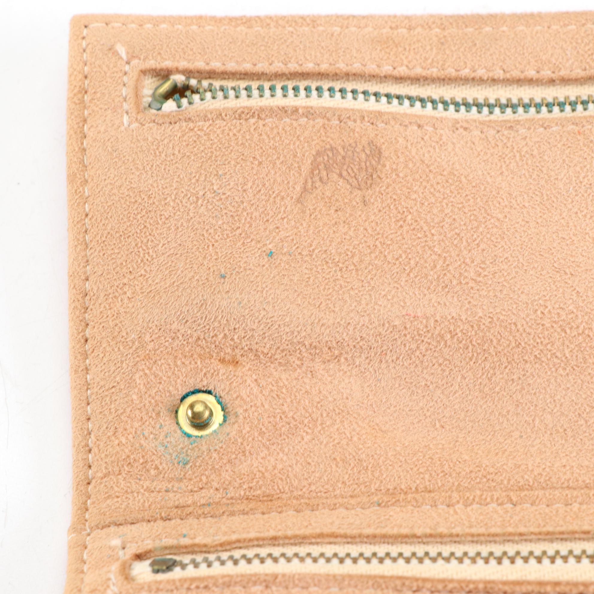 Buckled Jewelry Roll in Leather