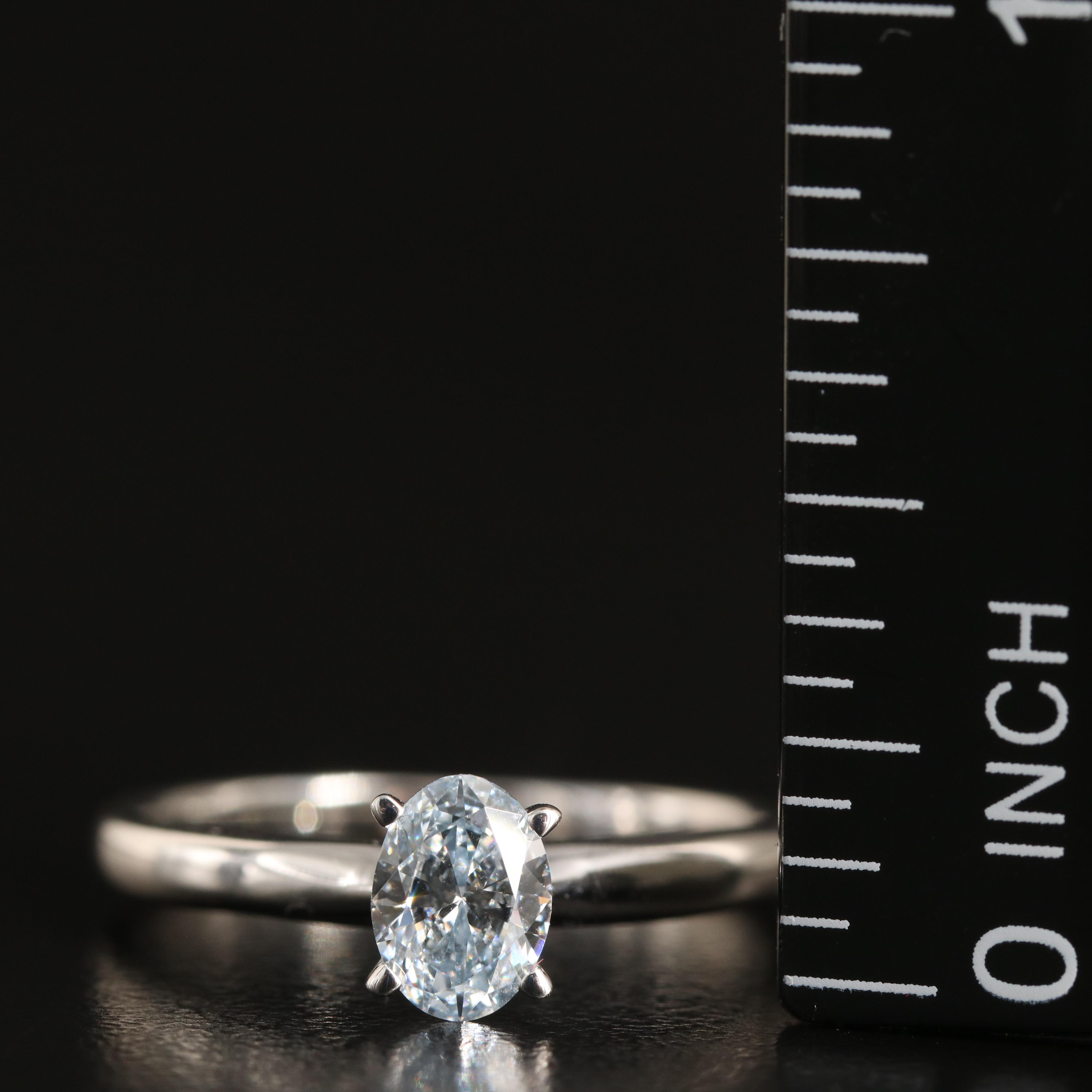 14K 0.59 CT Lab Grown Diamond Solitaire Ring