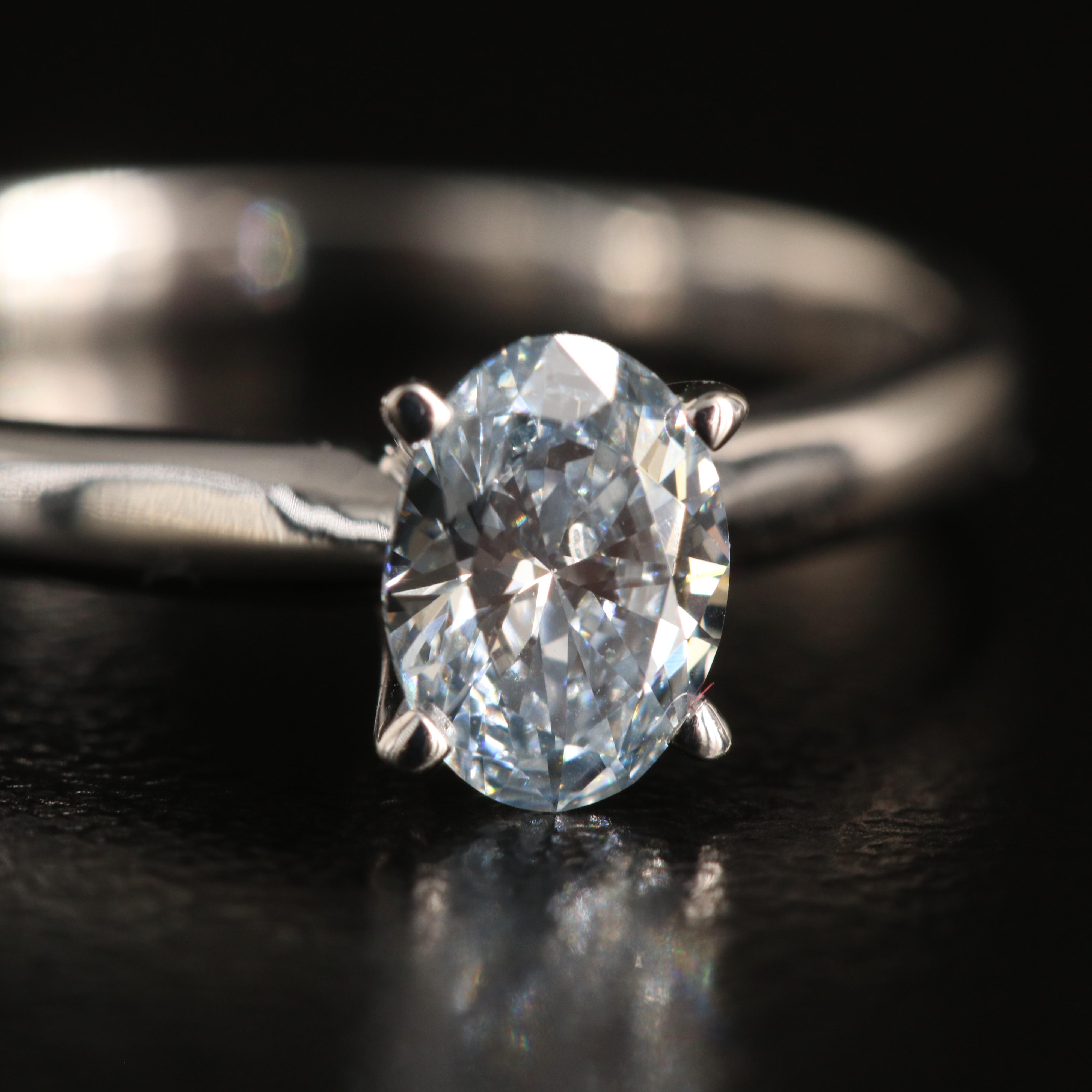 14K 0.59 CT Lab Grown Diamond Solitaire Ring