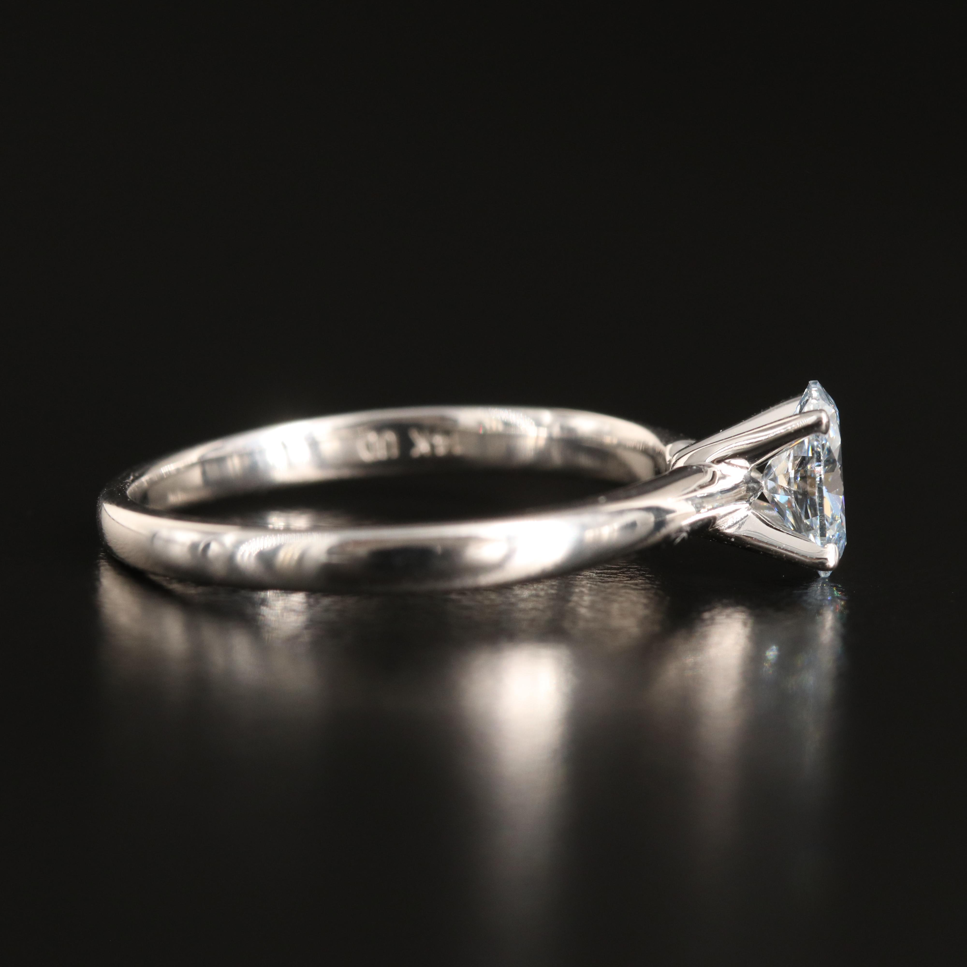 14K 0.59 CT Lab Grown Diamond Solitaire Ring