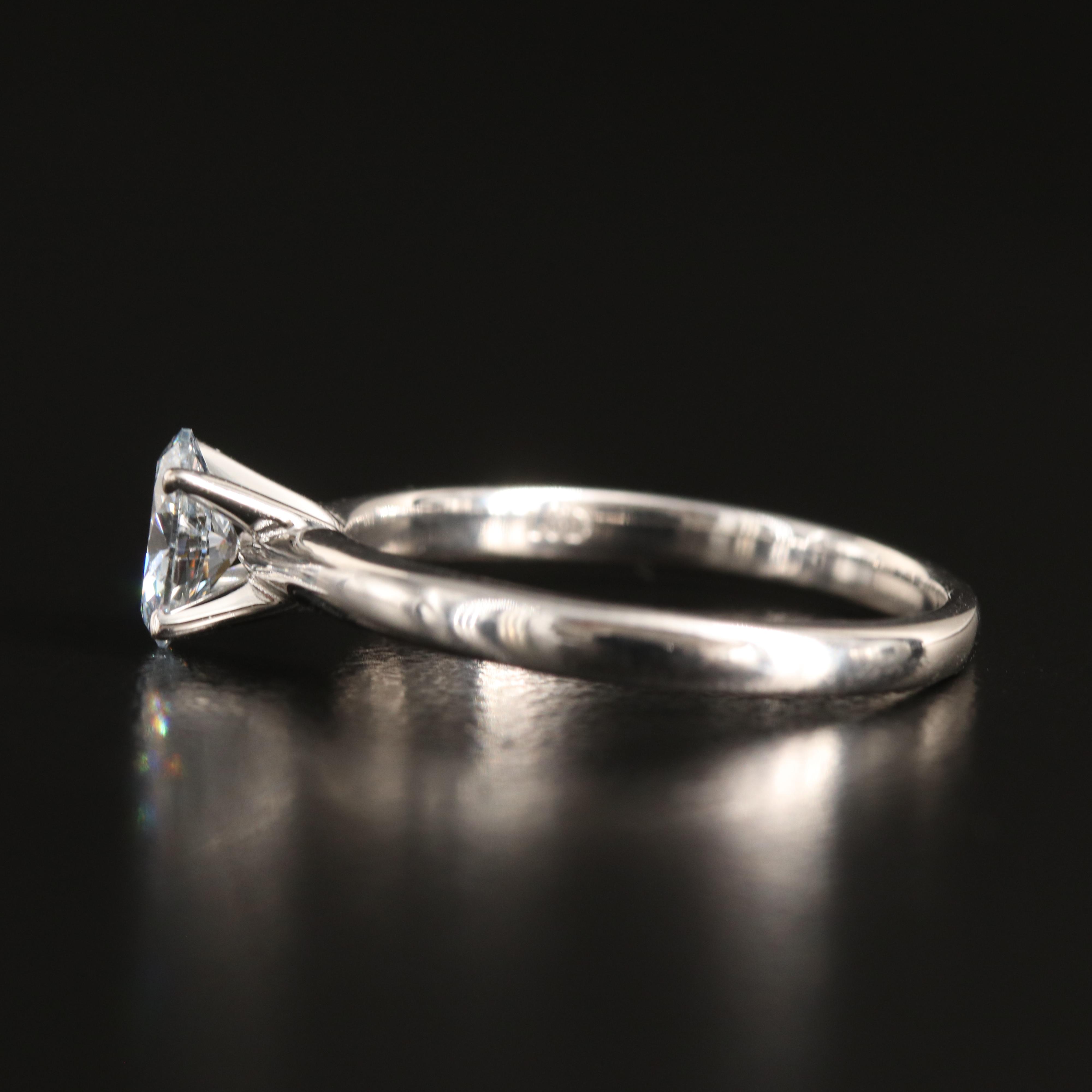 14K 0.59 CT Lab Grown Diamond Solitaire Ring