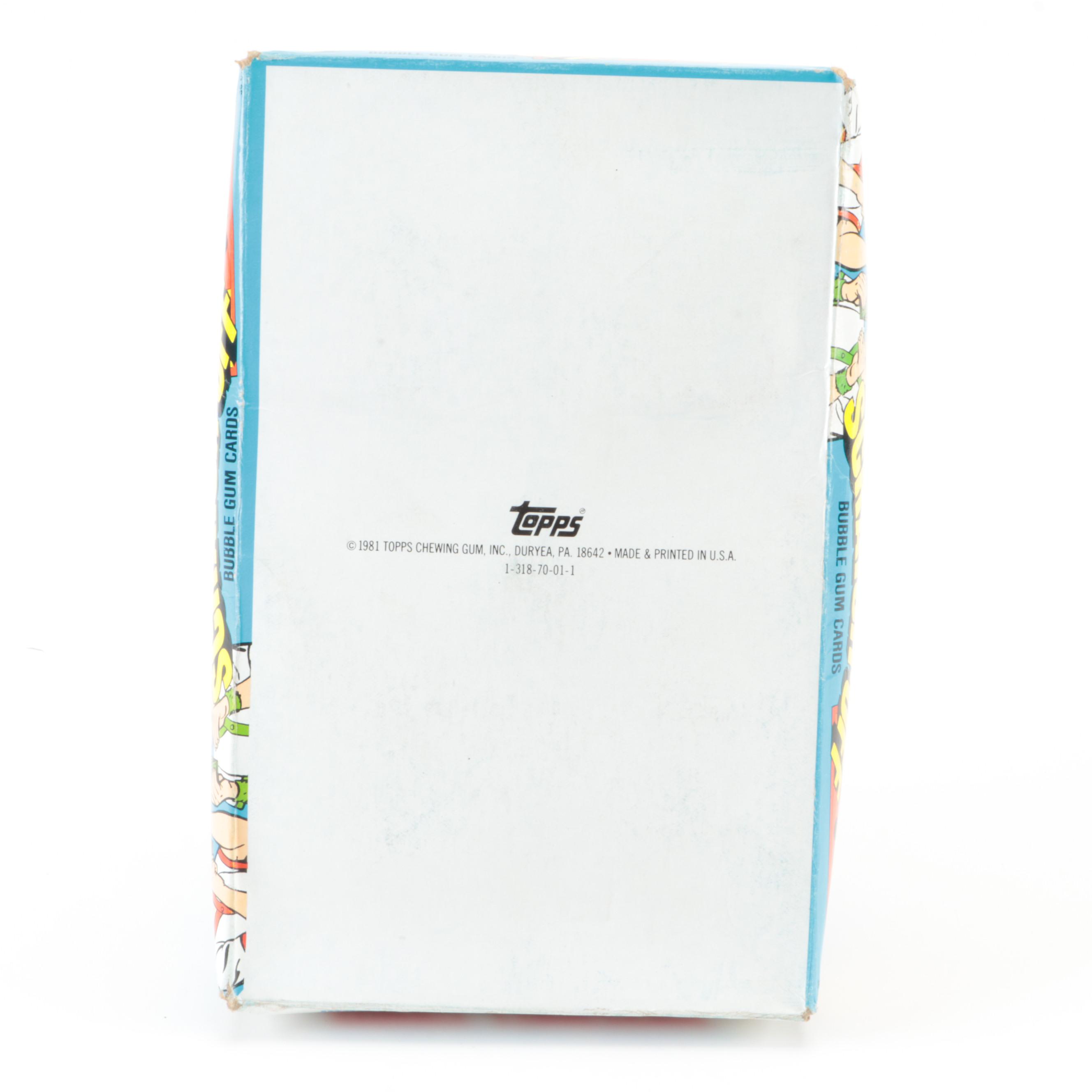 1981 Topps Baseball Scratch-Off Cards Wax Packs in Original Boxes