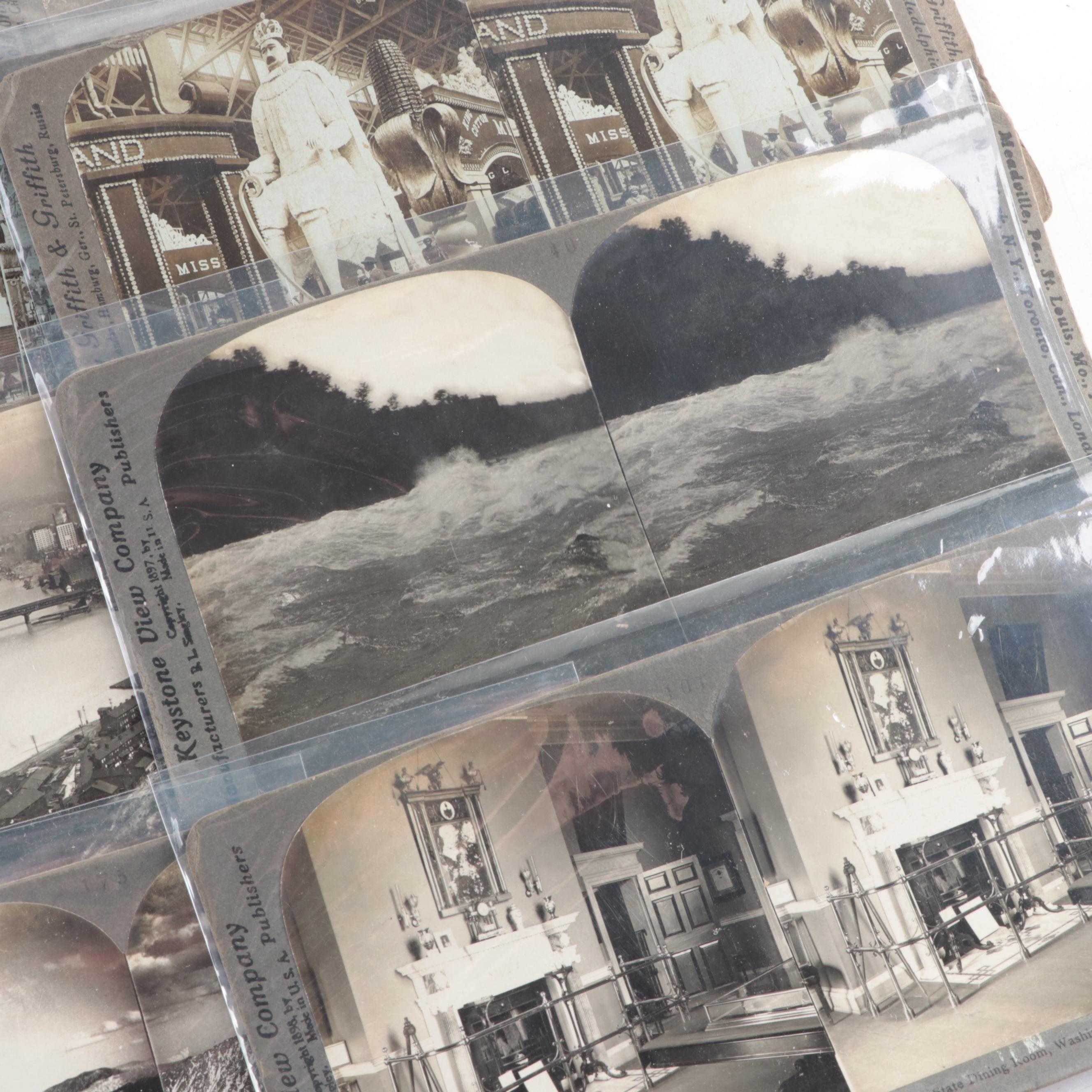 Keystone View Company and Griffith & Griffith Stereoview Cards