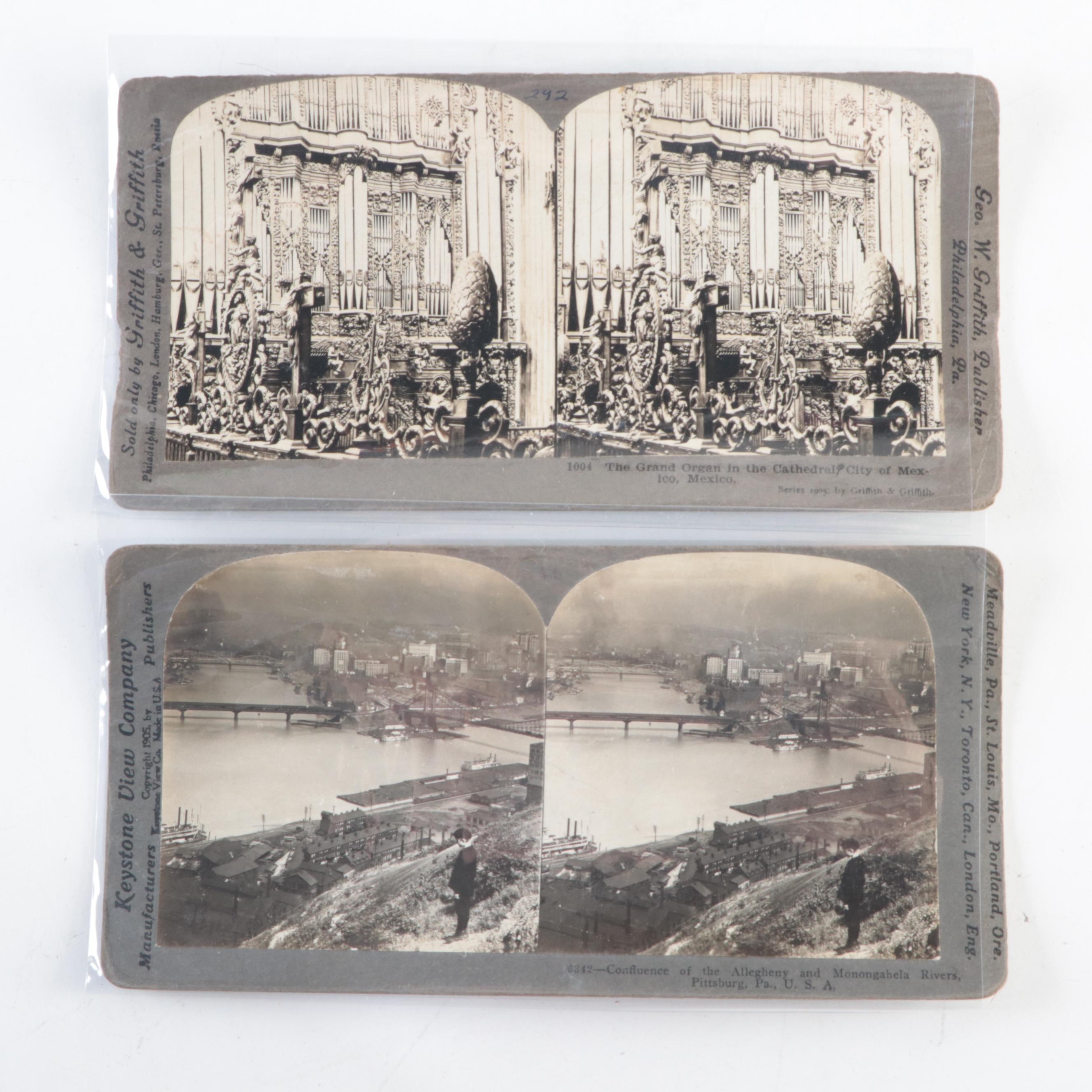 Keystone View Company and Griffith & Griffith Stereoview Cards