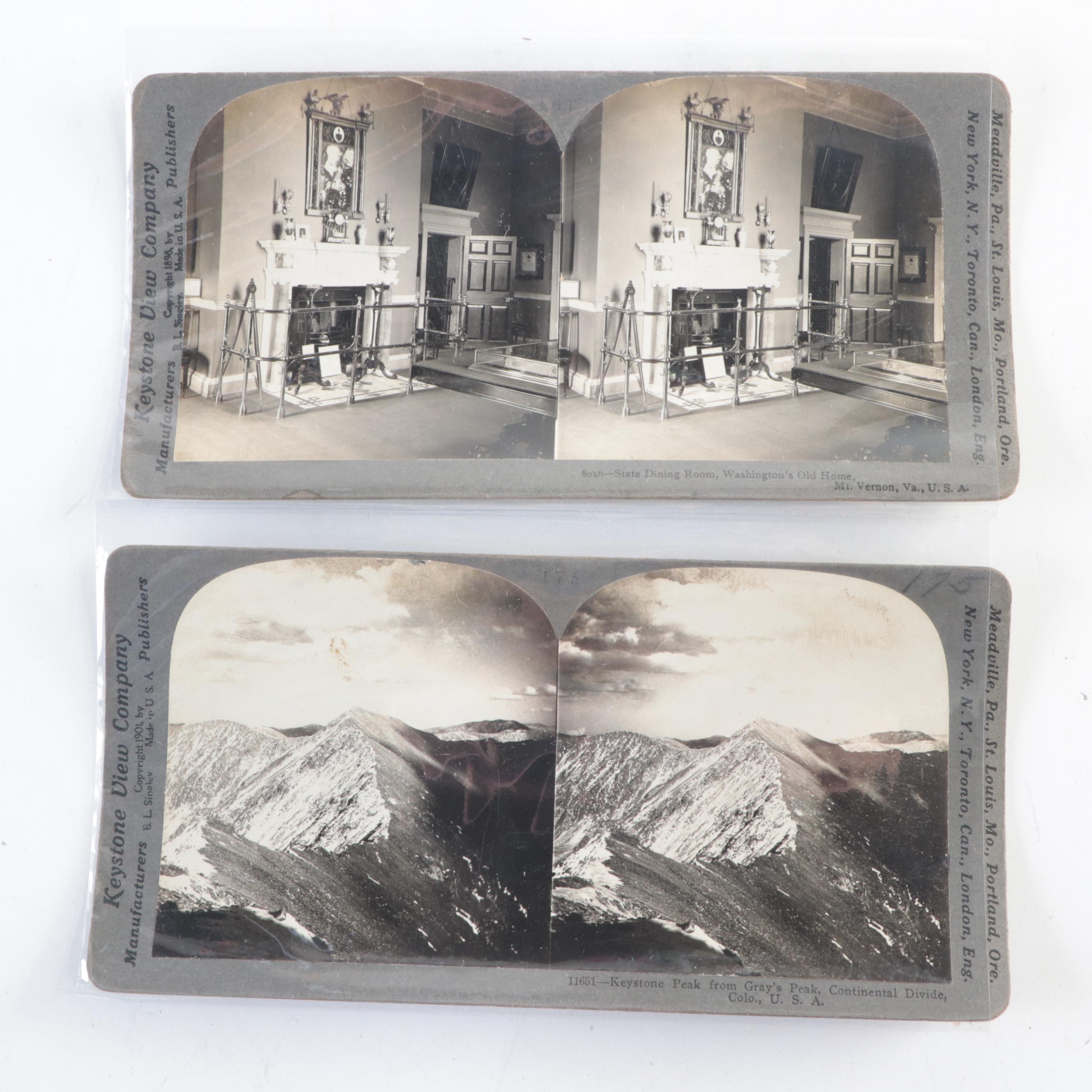 Keystone View Company and Griffith & Griffith Stereoview Cards