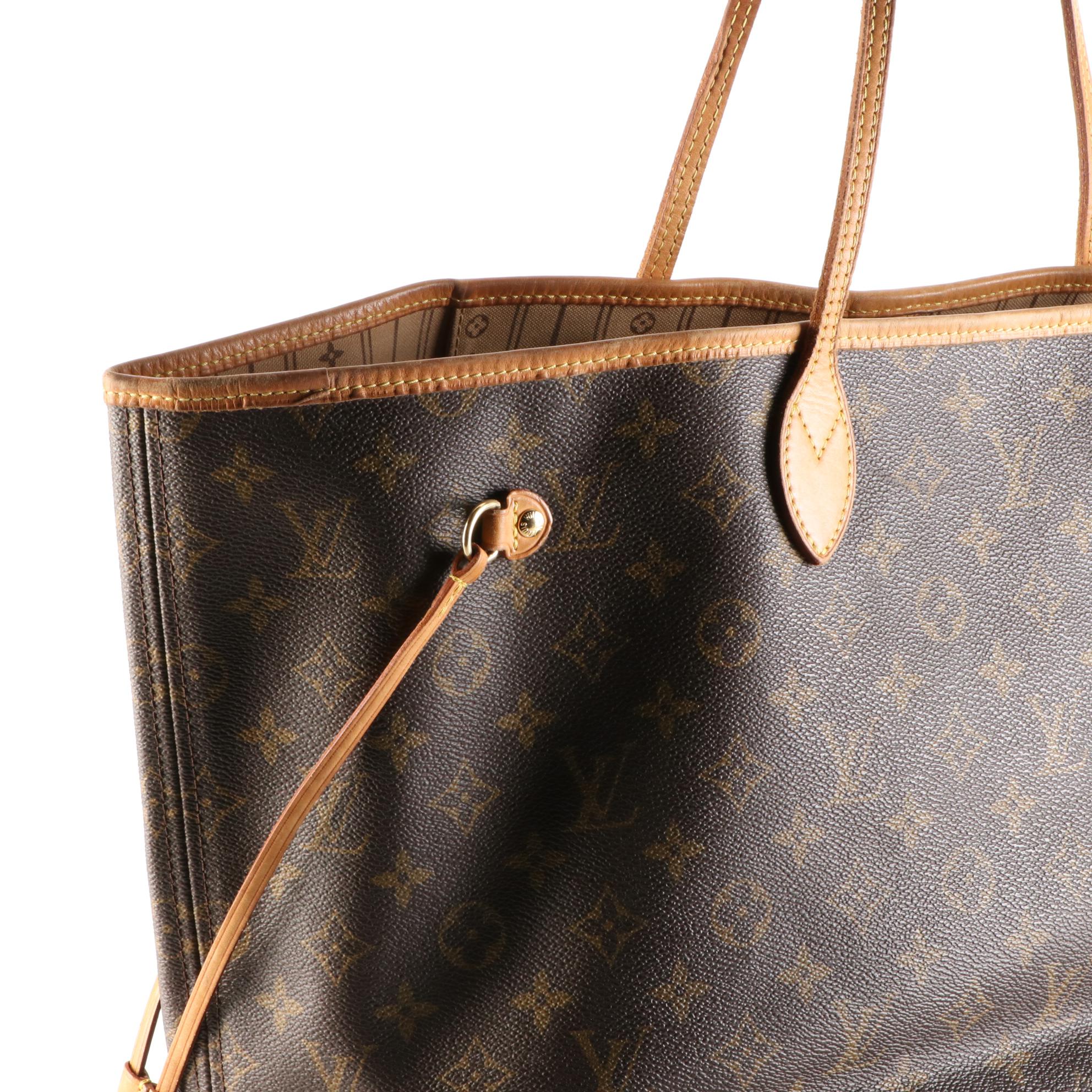 Louis Vuitton Neverfull GM Tote in Monogram Canvas with Vachetta Leather Trim
