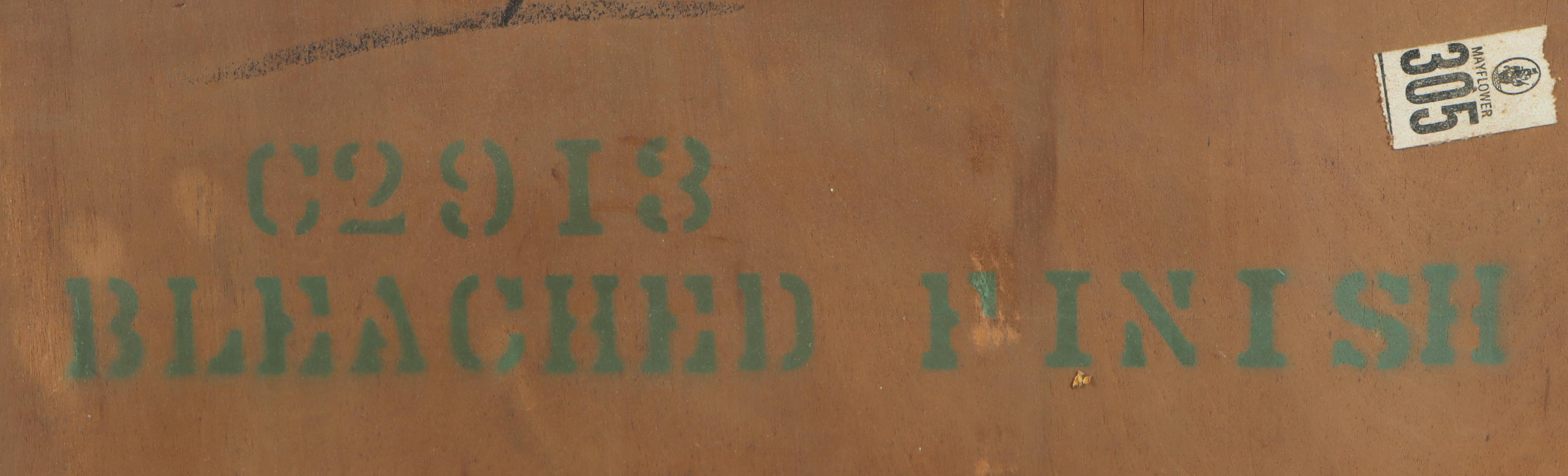 Heywood-Wakefield Mid Century Modern Chest-on-Chest in Bleached Finish