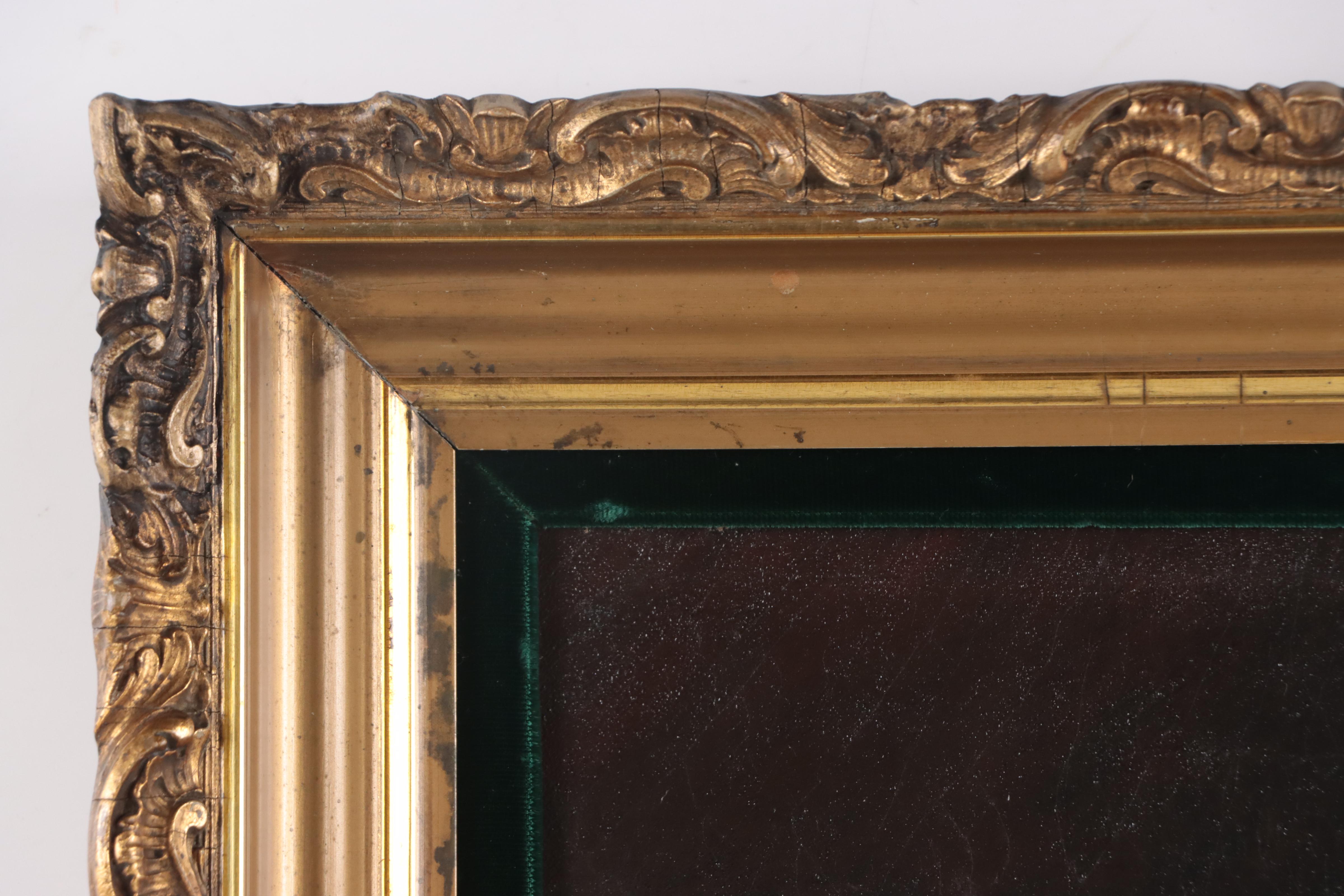 Three-Quarter Portrait Oil Painting of a Gentleman, Late 19th Century