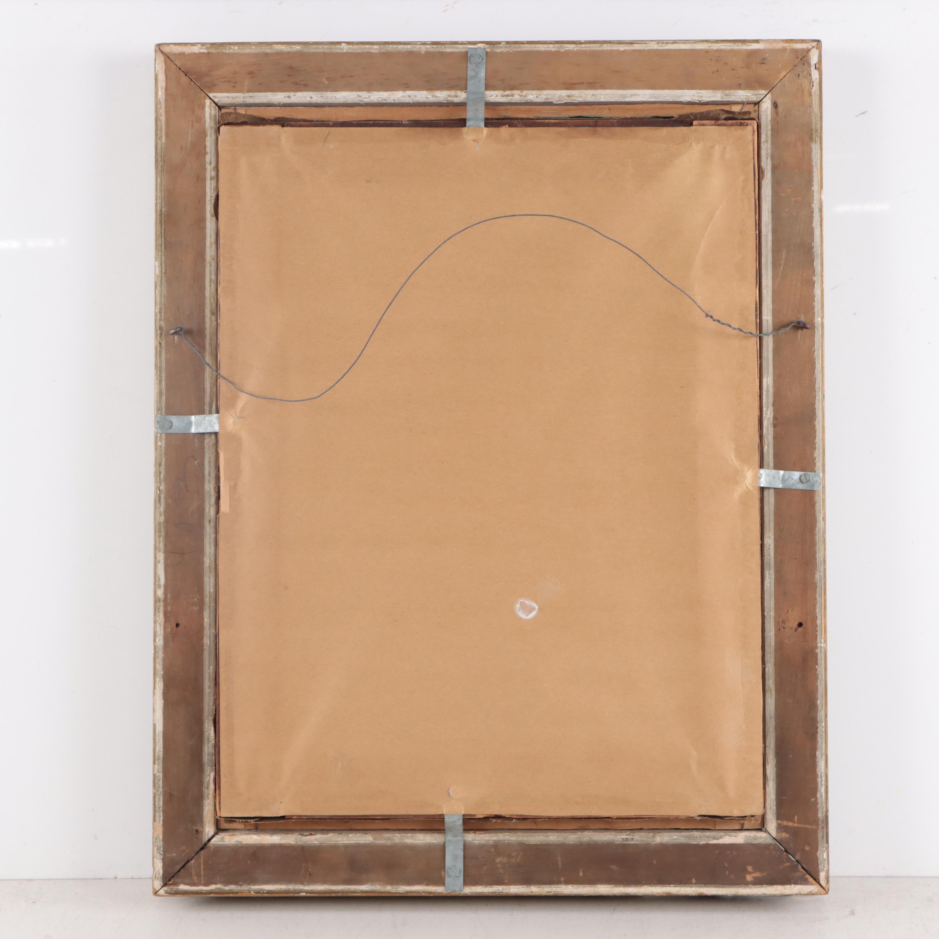 Three-Quarter Portrait Oil Painting of a Gentleman, Late 19th Century