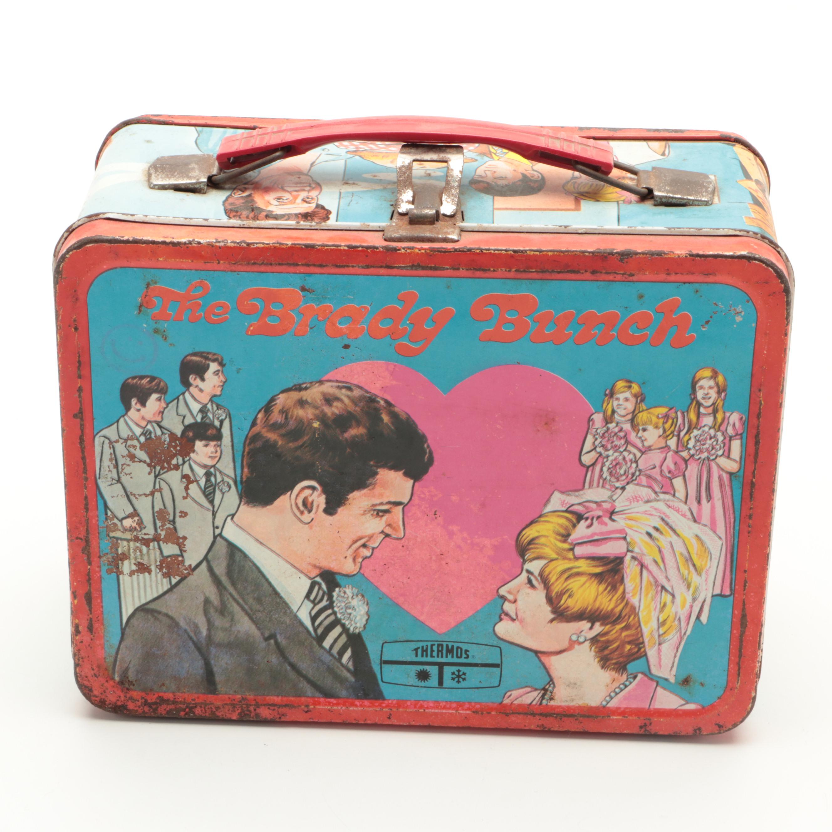 The Brady Bunch, Kung-Fu and CP Railroad Aluminum Lunchboxes, Late 20th Century