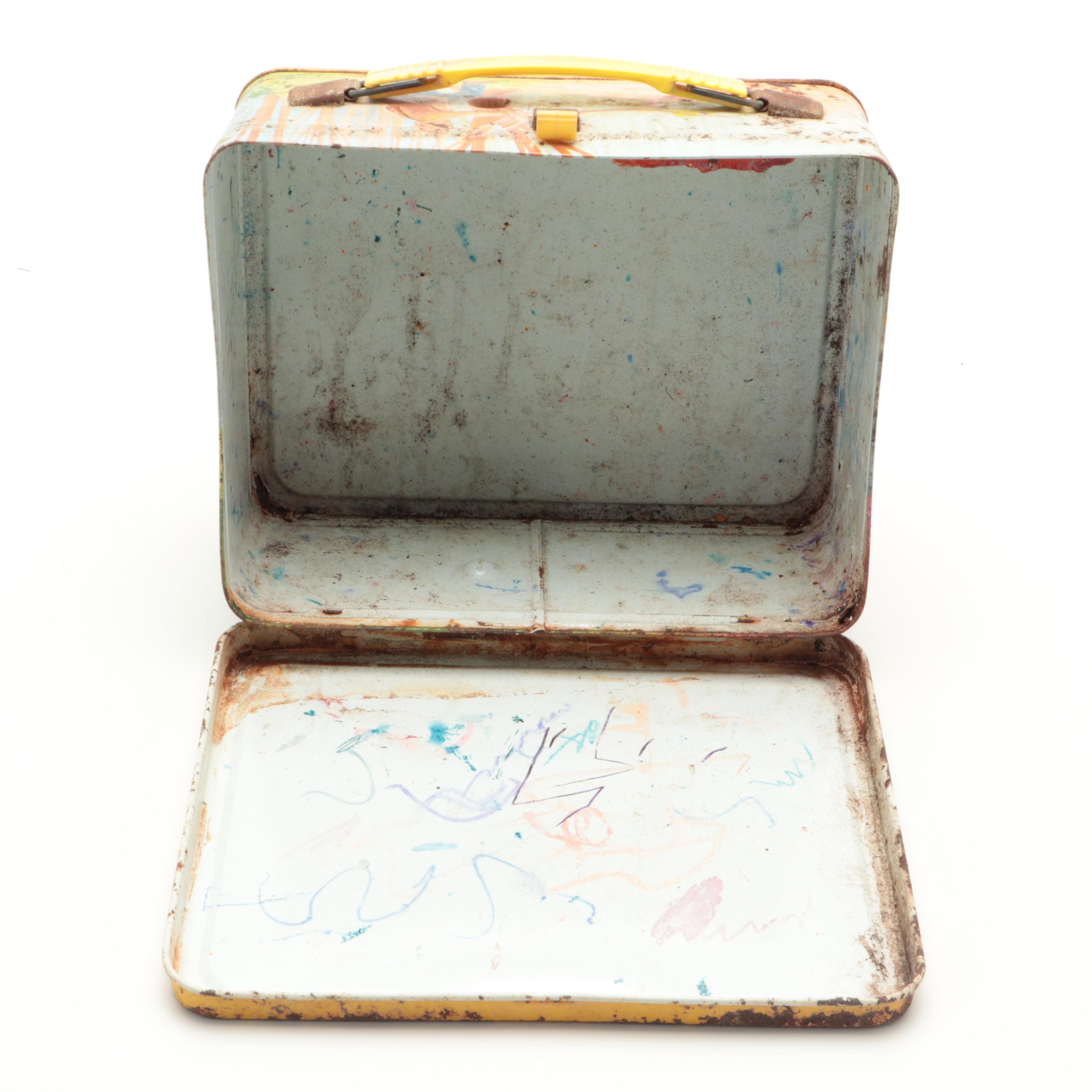 The Brady Bunch, Kung-Fu and CP Railroad Aluminum Lunchboxes, Late 20th Century