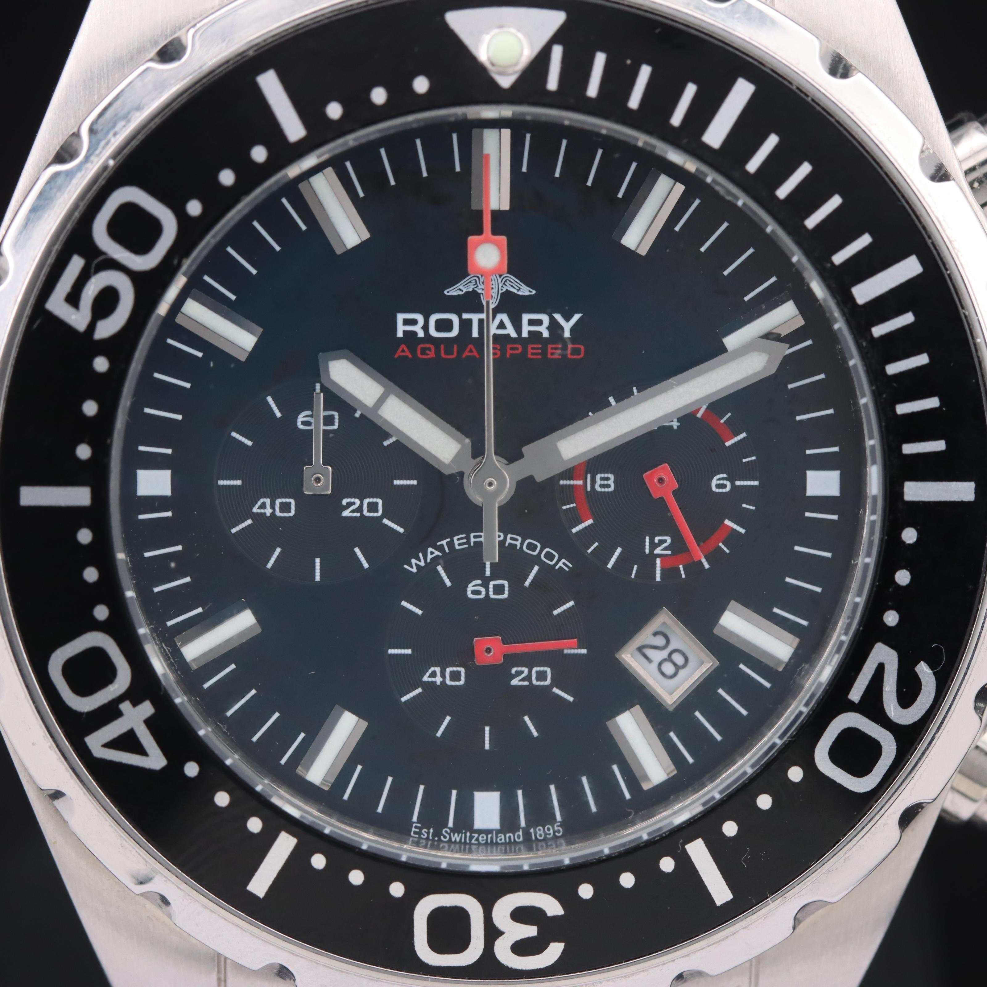 Rotary Aquaspeed Chronograph Quartz Watch