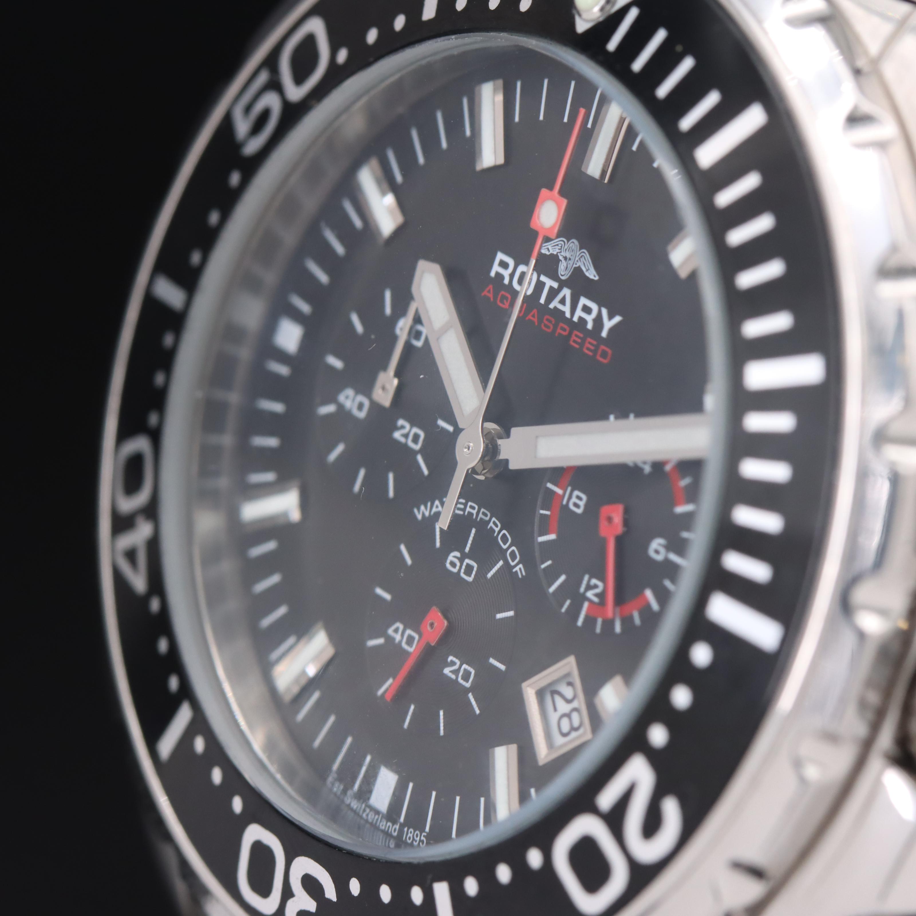 Rotary Aquaspeed Chronograph Quartz Watch