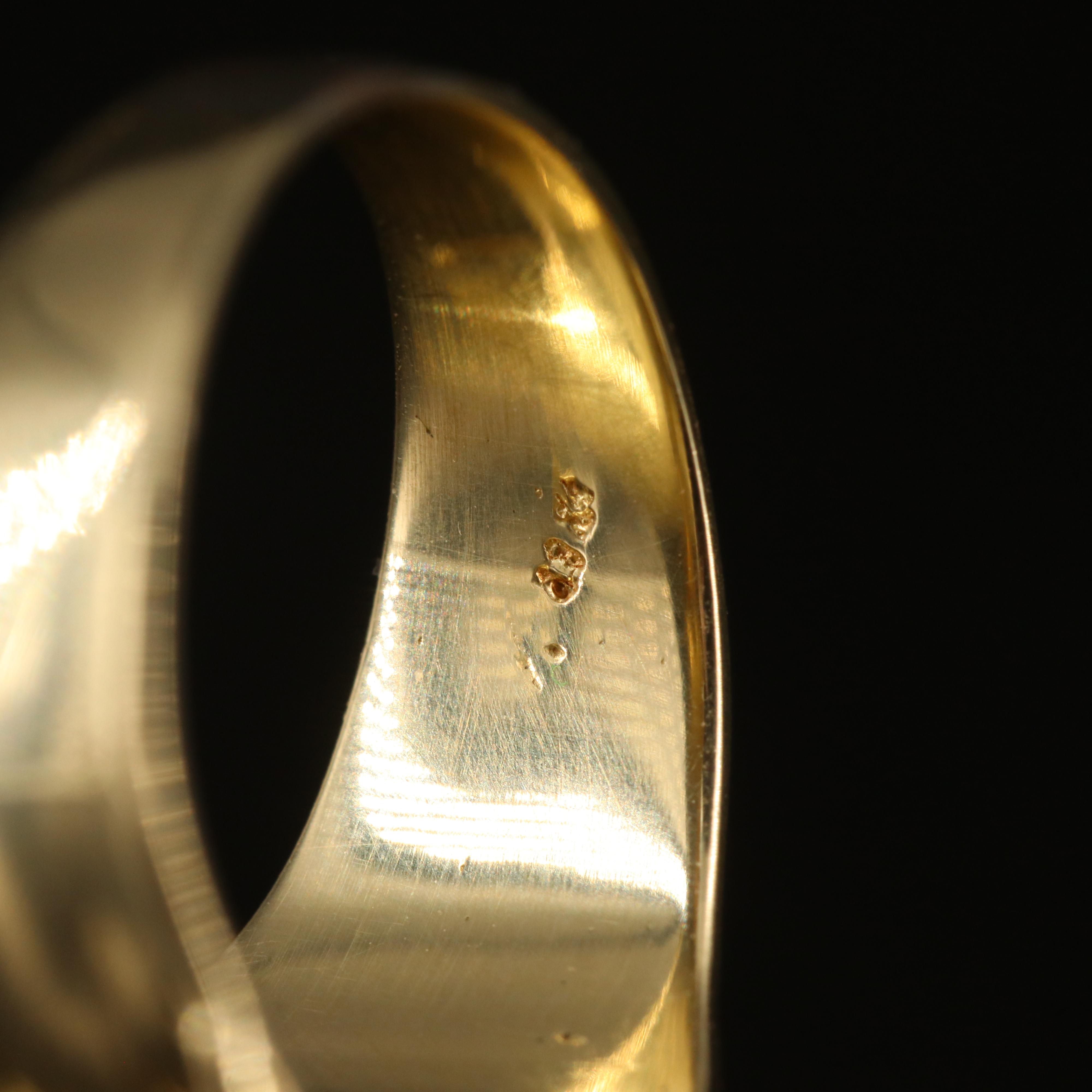 18K Black Onyx and Diamond Asymmetrical Ring