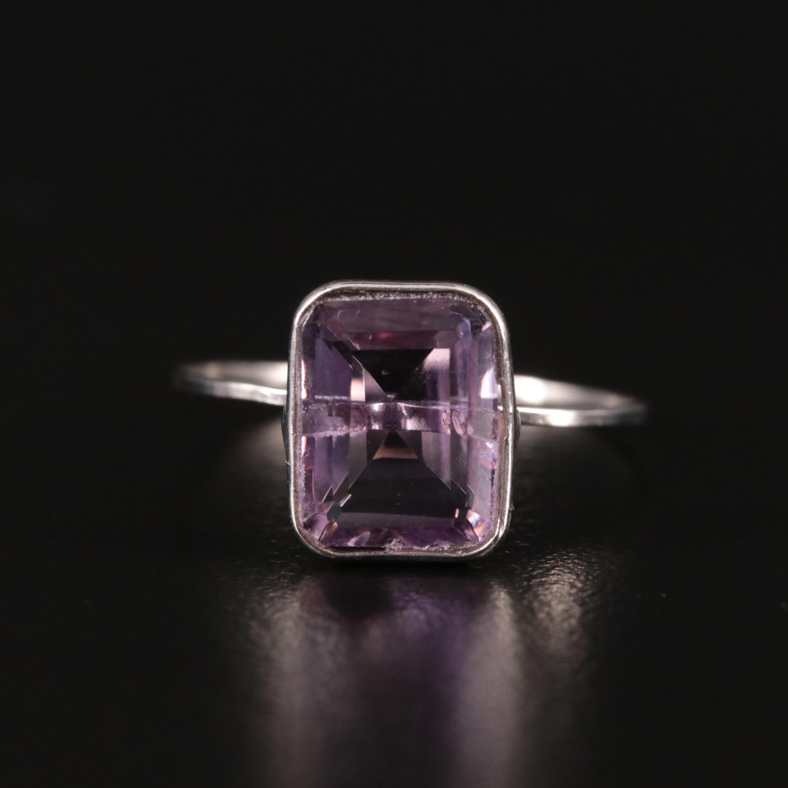 14K Amethyst Ring