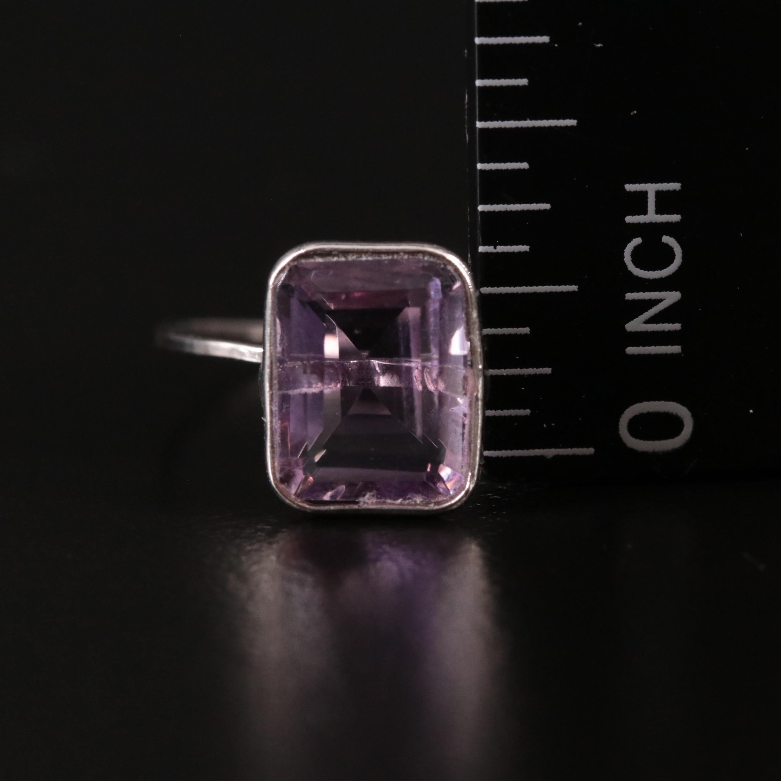14K Amethyst Ring