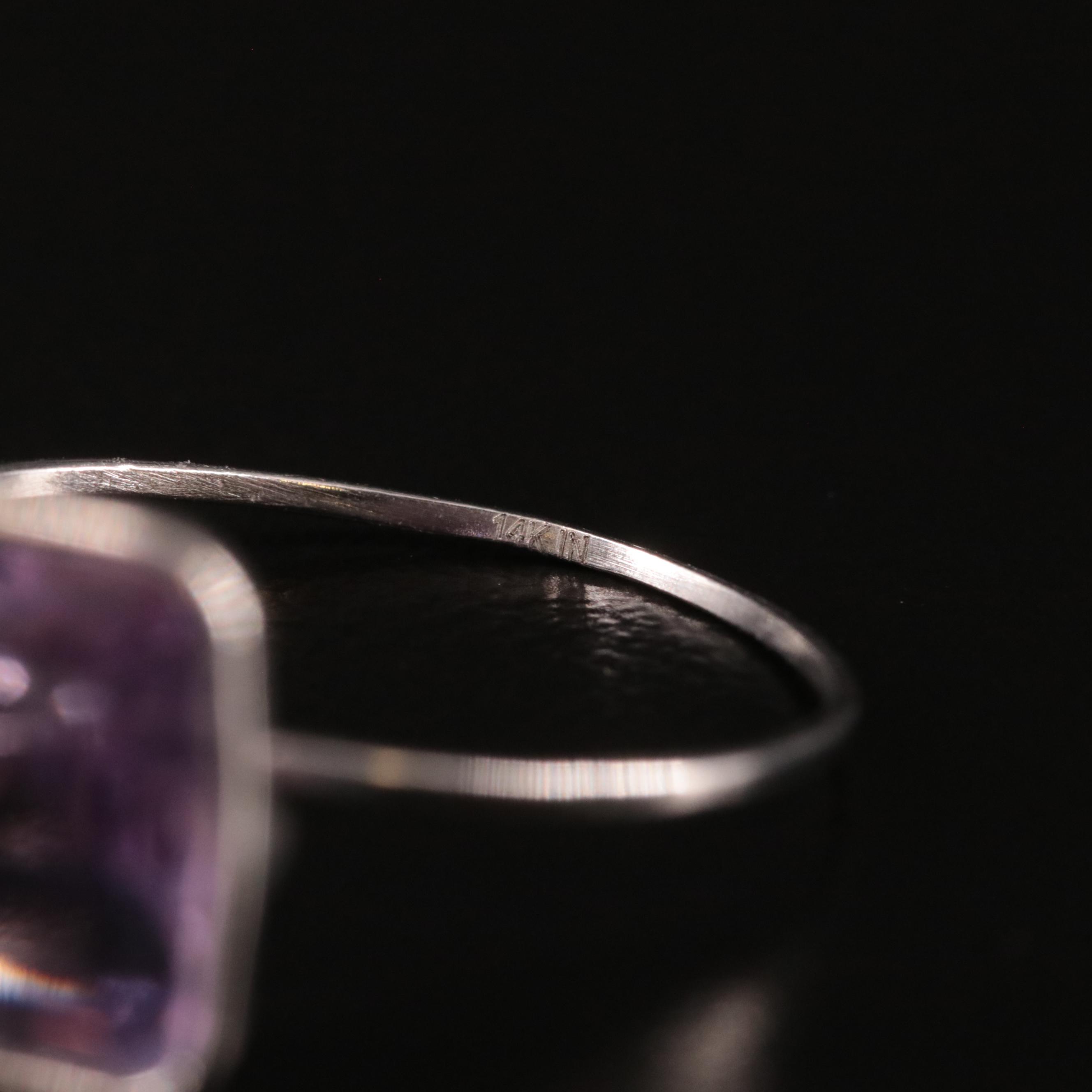 14K Amethyst Ring