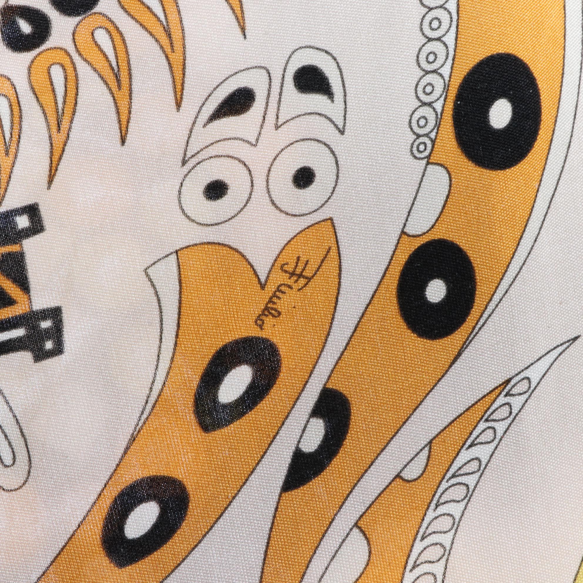 Emilio Pucci Sheath Dress in Abstract Print Jersey Knit